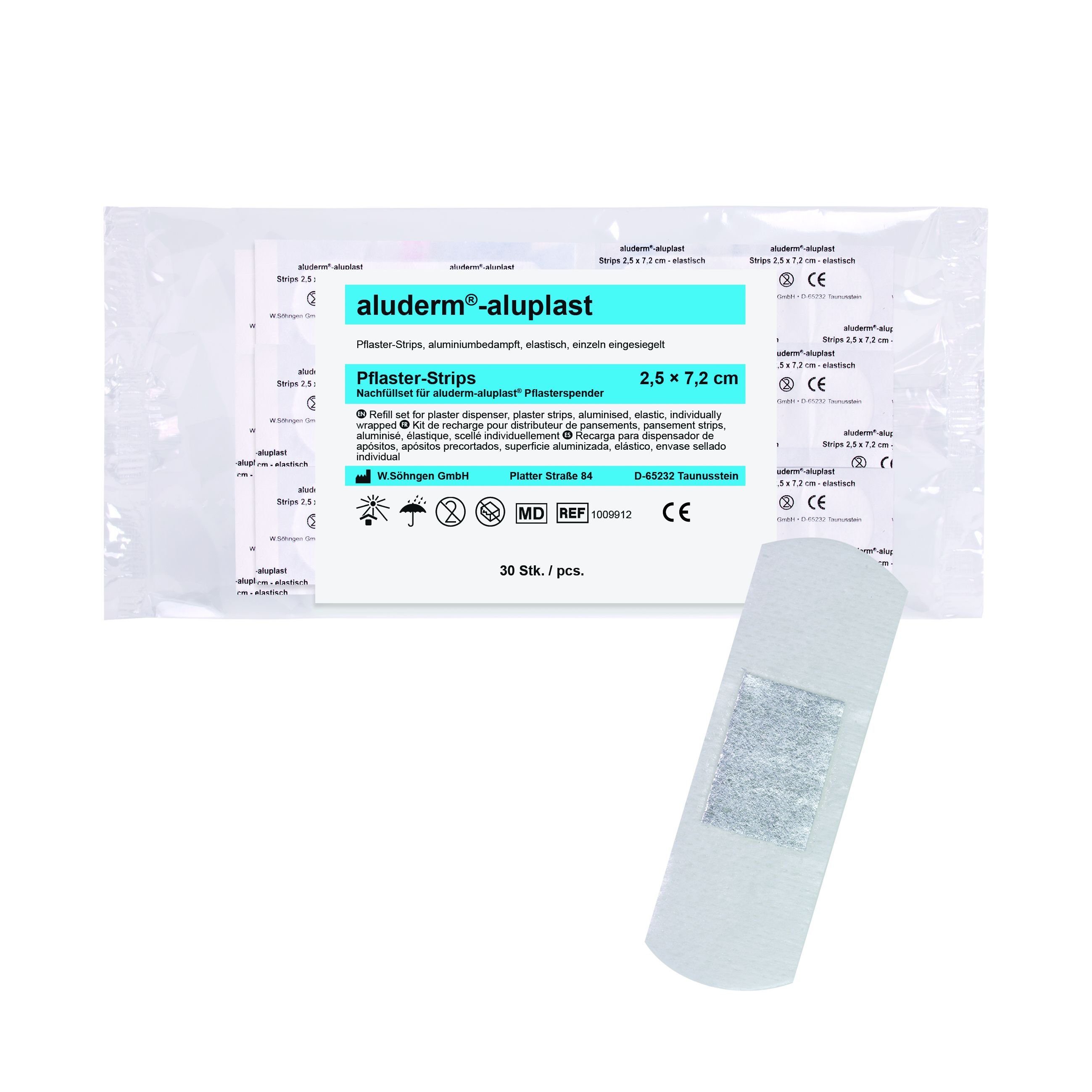Söhngen Erste-Hilfe-Koffer Söhngen aluderm®-aluplast Nachfüllset für Pflasterspender (7,2 x 2,5