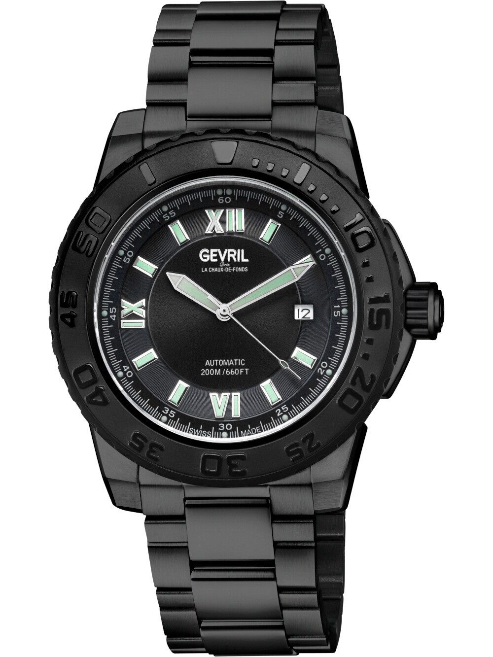 Gevril Automatikuhr Gevril 31229B Herrenuhr Seacloud Automatik 44mm 20ATM Gevril 31229B Herrenuhr Seacloud Automatik 44mm 20ATM