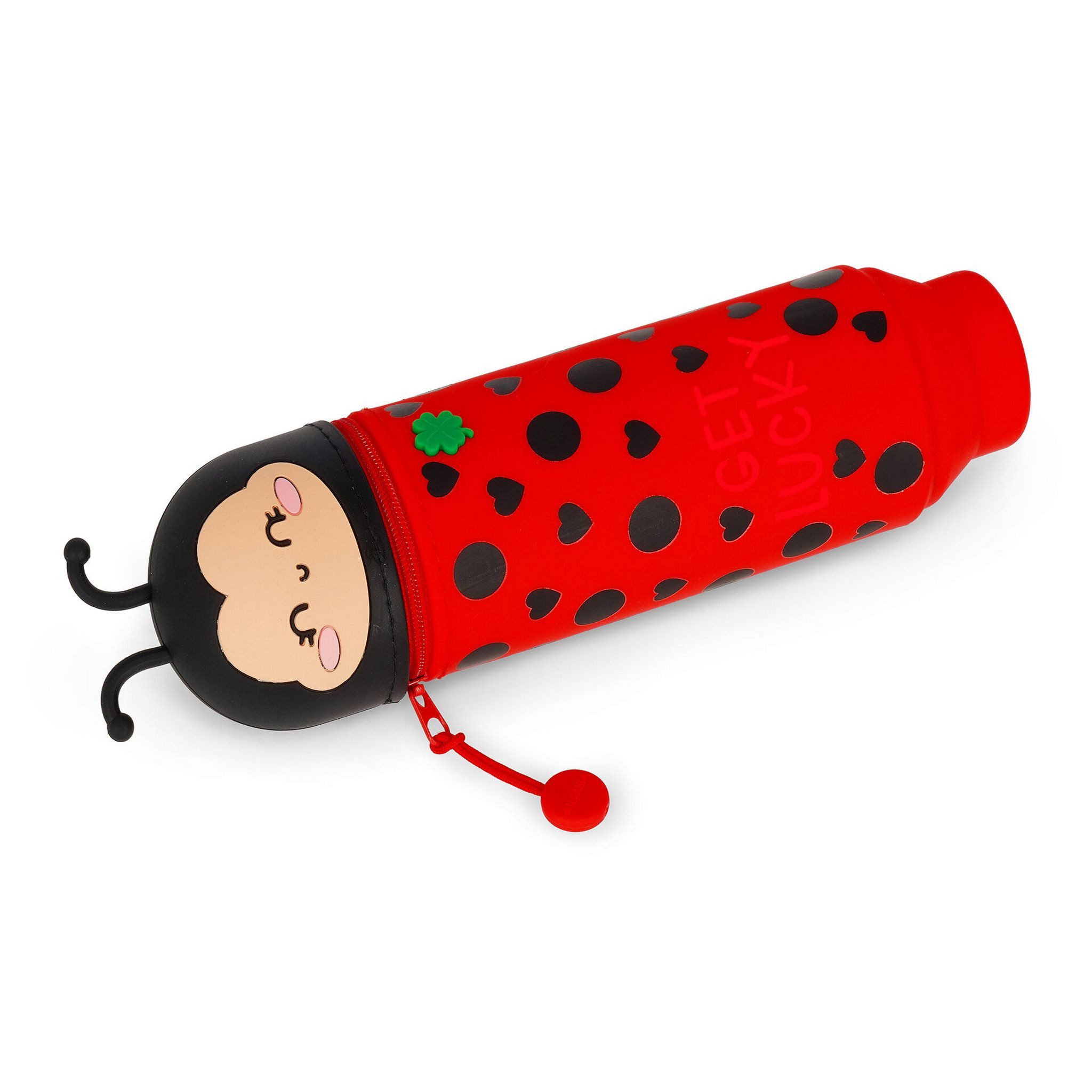 Legami Federmäppchen LEGAMI Federmäppchen und Stiftehalter 2-IN-1 Motiv LADYBUG Marienkäfer