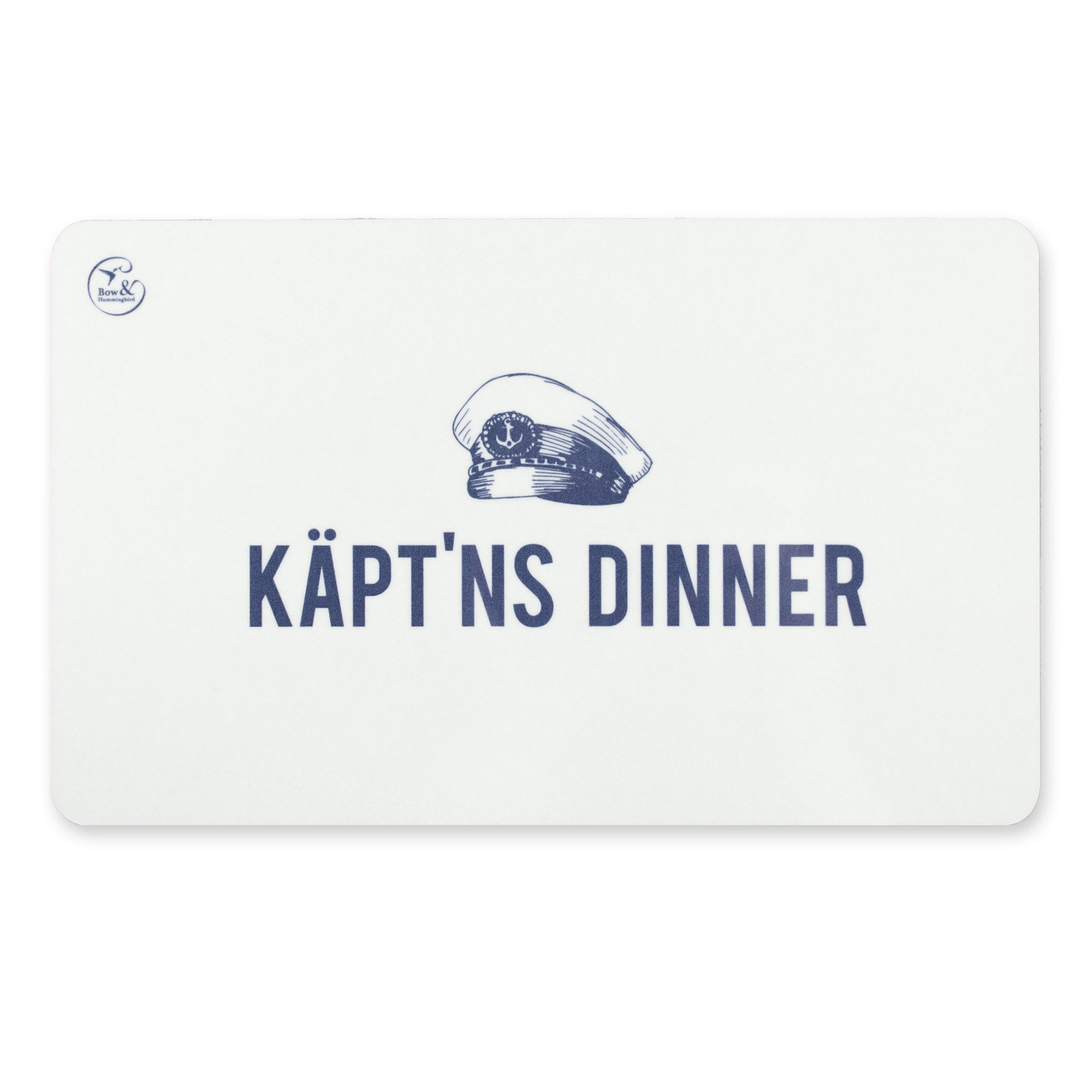 Frühstücksbrett Frühstücksbrettchen Käpt´ns Dinner