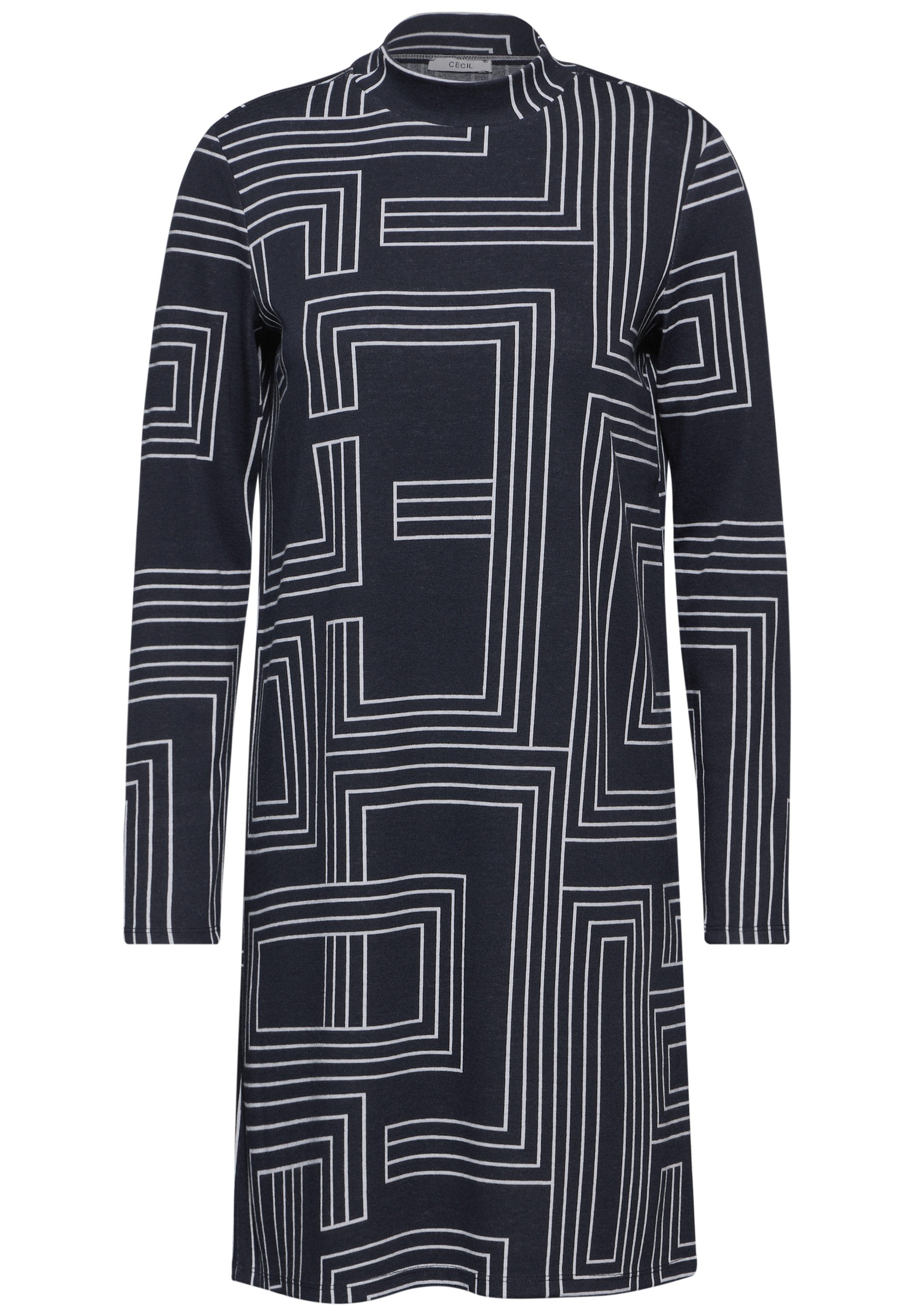 CECIL Jerseykleid Sommerkleid mit grafischem Muster, weich und bequem günstig online kaufen