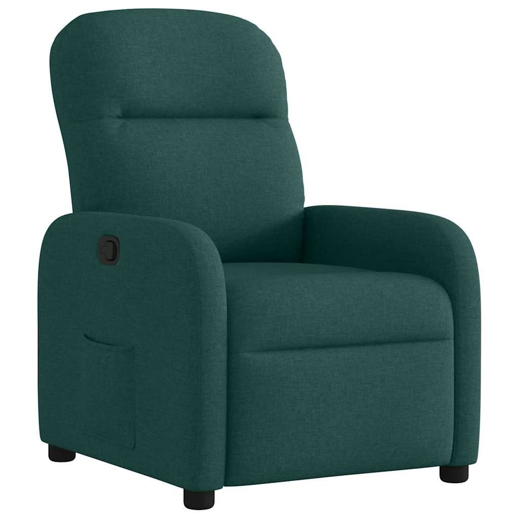 vidaXL Sessel Relaxsessel Dunkelgrün Stoff (1-St) günstig online kaufen