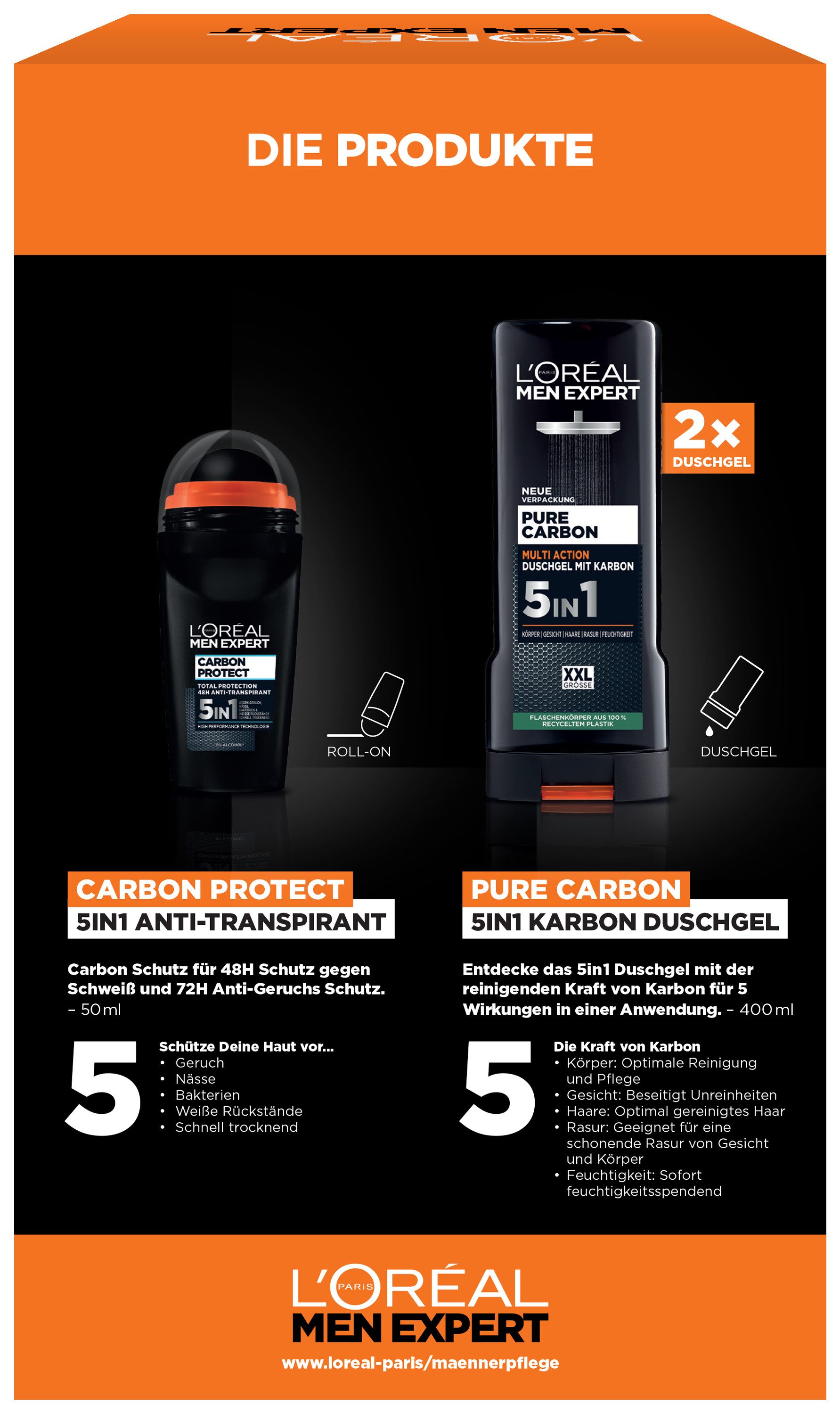 L'ORÉAL PARIS MEN EXPERT Duschgel L'Oréal Men Expert Carbon Box
