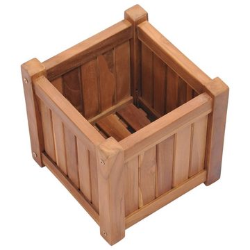 vidaXL Hochbeet Hochbeet 30x30x30 cm Massivholz Teak (1 St)