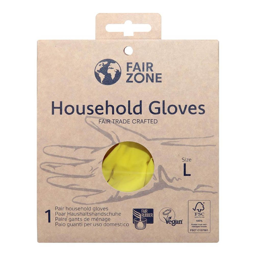 Fair Zone Einweghandschuhe Haushaltshandschuhe - Größe L 1 Paar