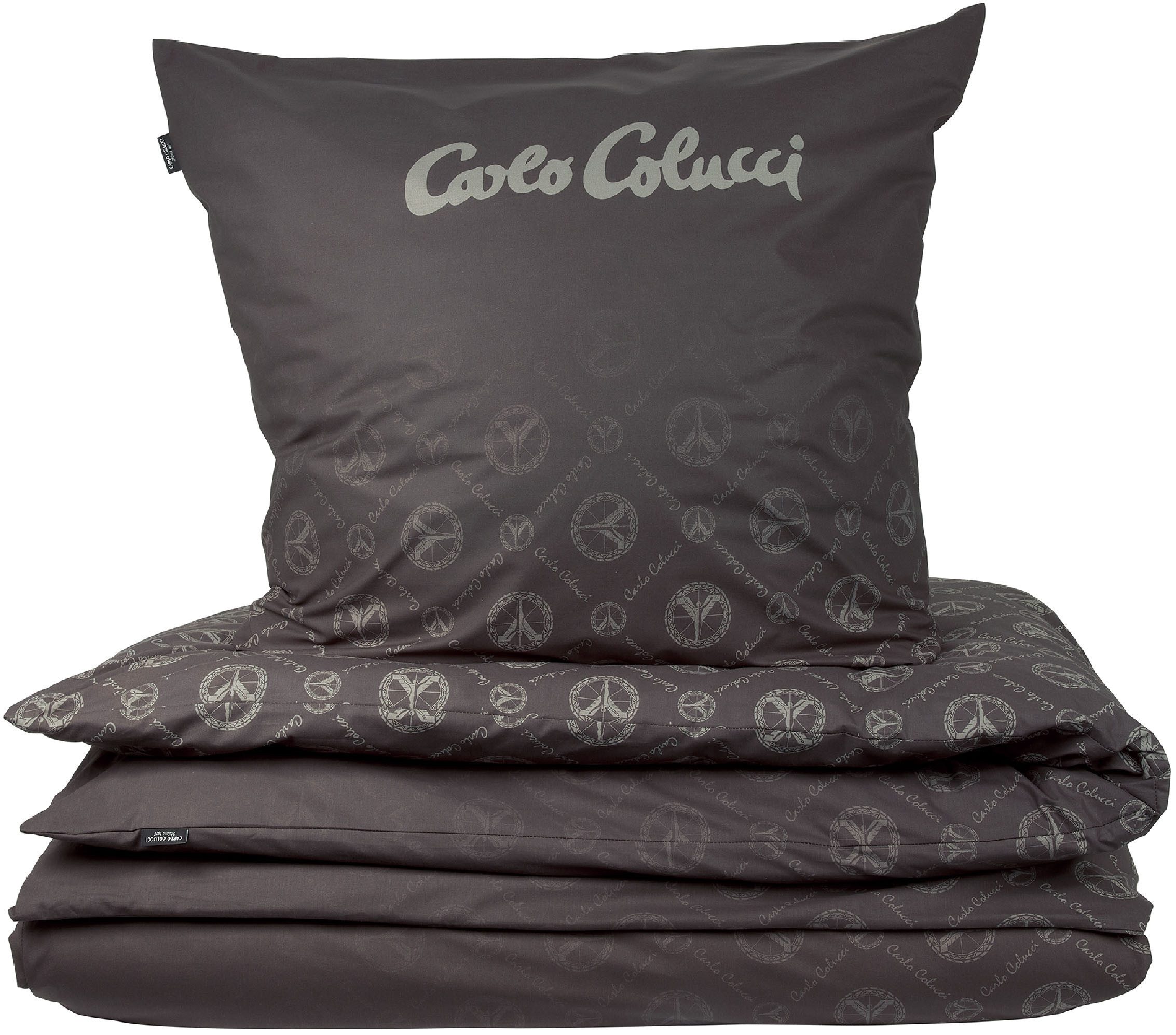 CARLO COLUCCI Bettwäsche Carlo CLassico aus weicher Microfaser mit Print, M günstig online kaufen