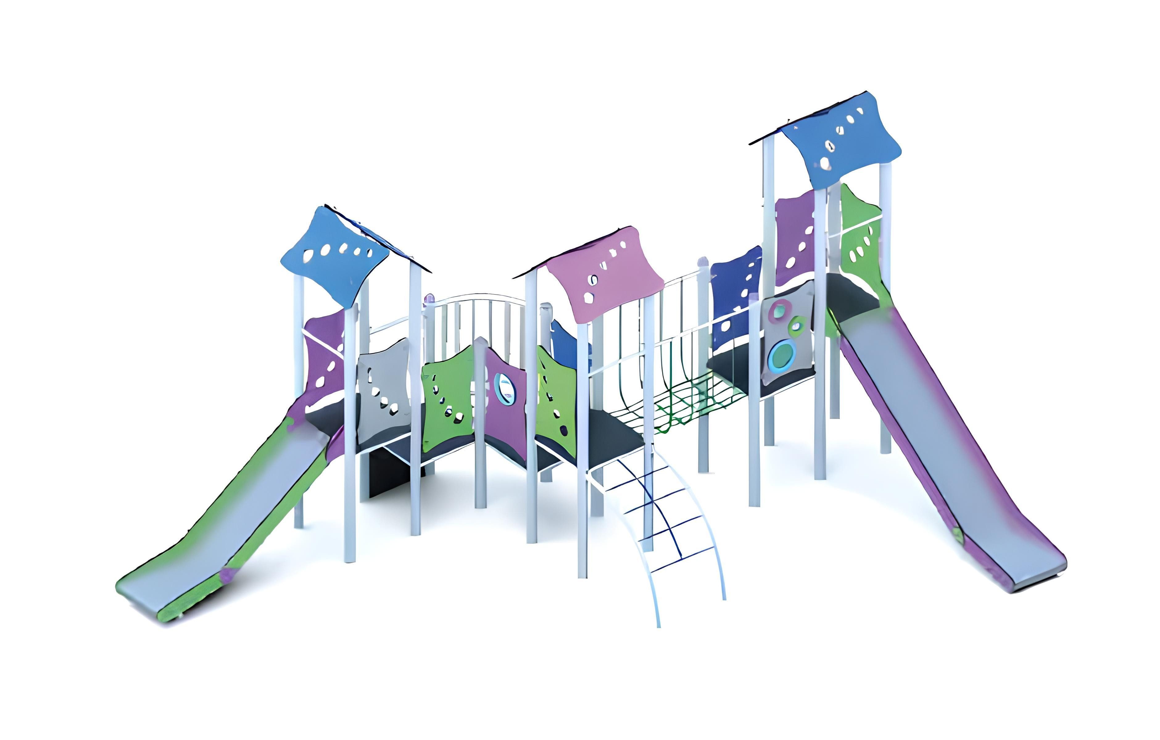 JVmoebel Spielturm Bewegungsfläche mit Rutschbahn und Klettergerüst für Kinder, Made in Europa