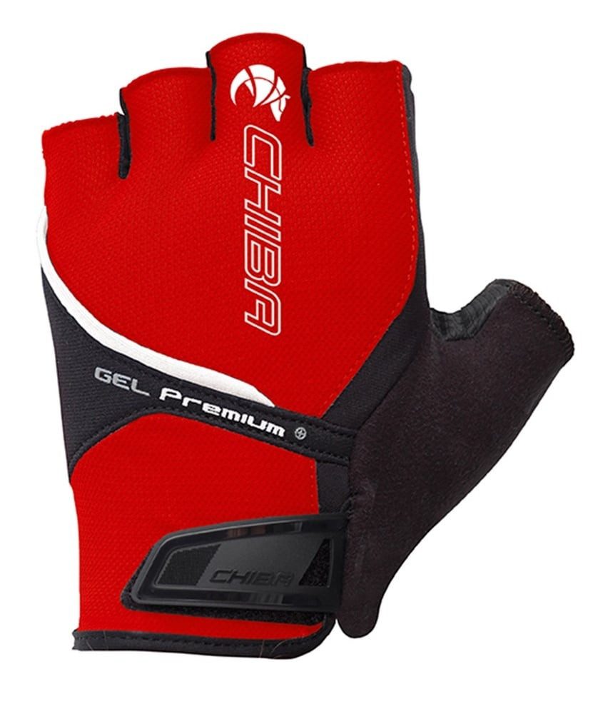 Chiba Fahrradhandschuhe Gel Premium rot