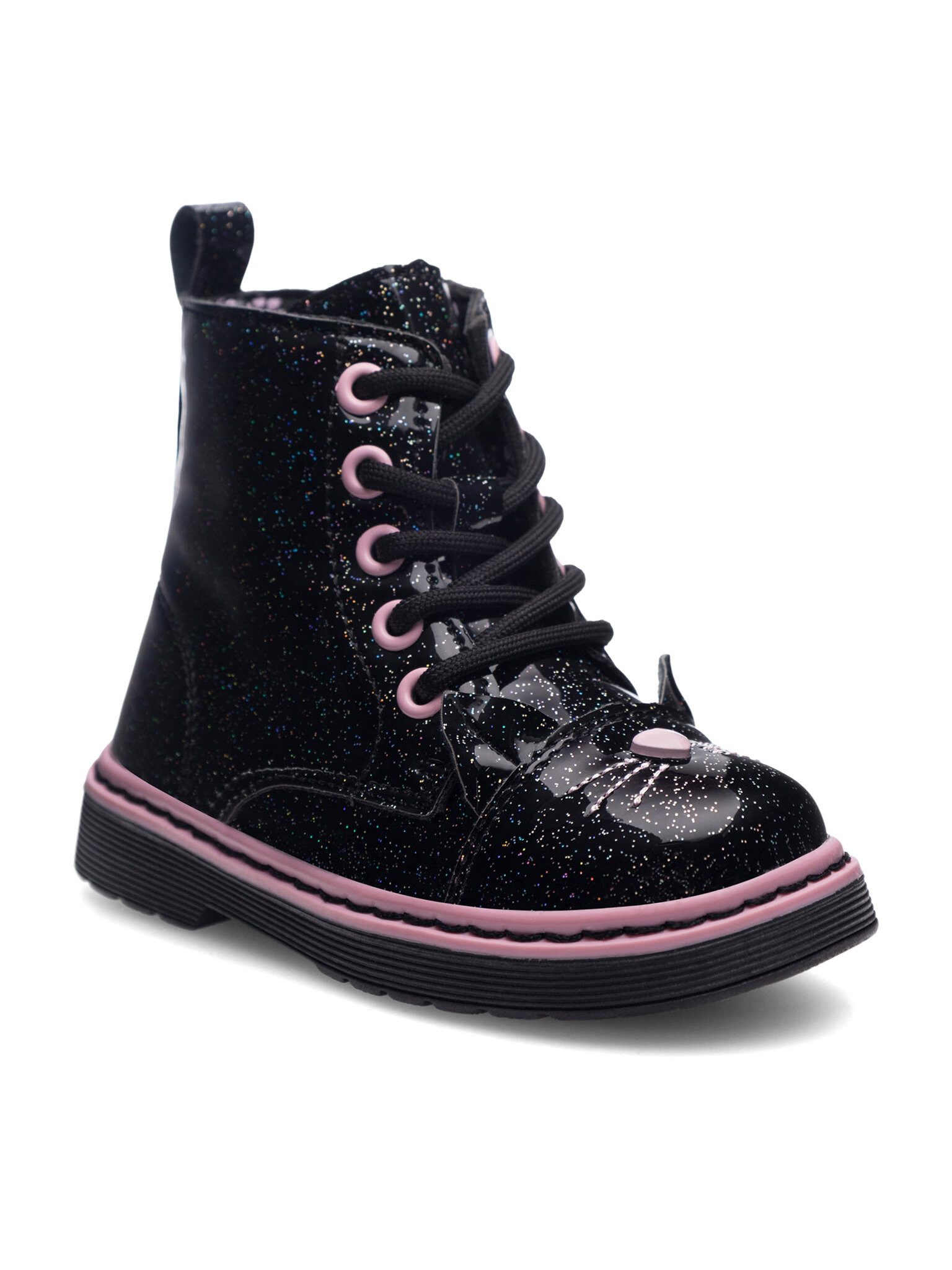 nelli blu Nelli Blu Stiefeletten Mädchen CM211214-13 Schwarz Stiefel