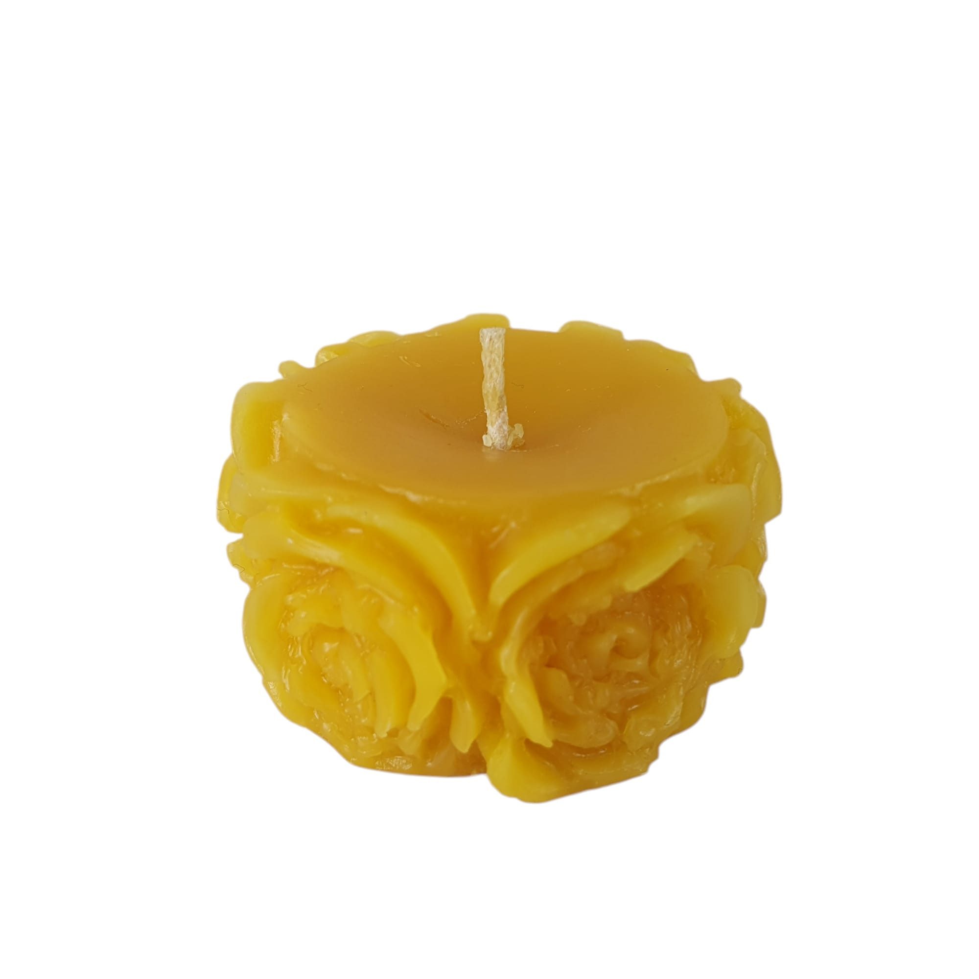 Aspinaworld Formkerze Bienenwachskerze - Rosenkerze 3 cm - 100% Bienenwachs günstig online kaufen