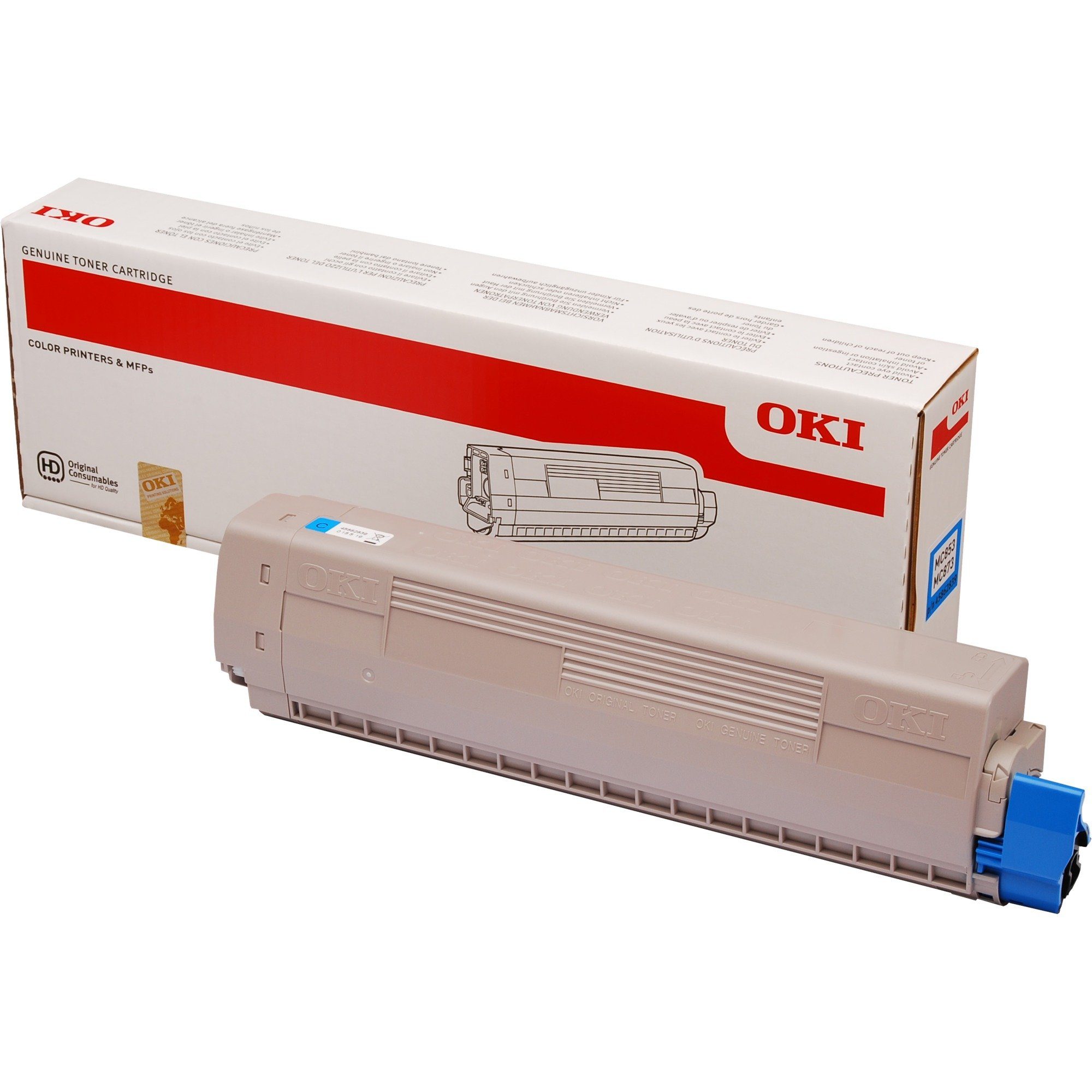 OKI Tonerpatrone OKI Toner cyan 45862839