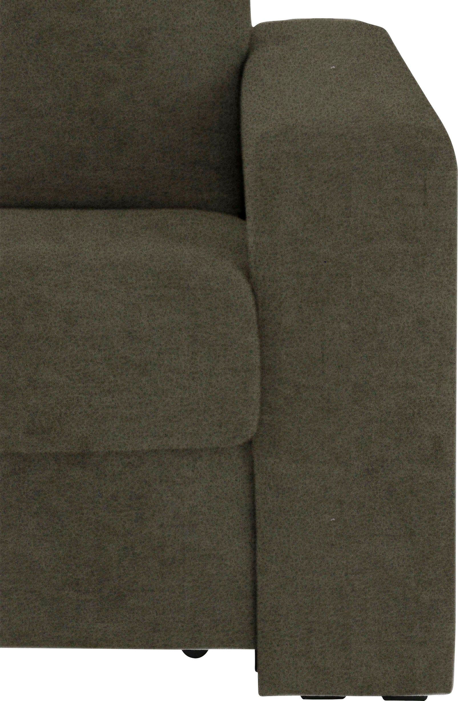 Ecksofa Unterfederung, ca "L", Roma cm 163x198 Liegemaße Dauerschlaffunktion, Home mit affaire