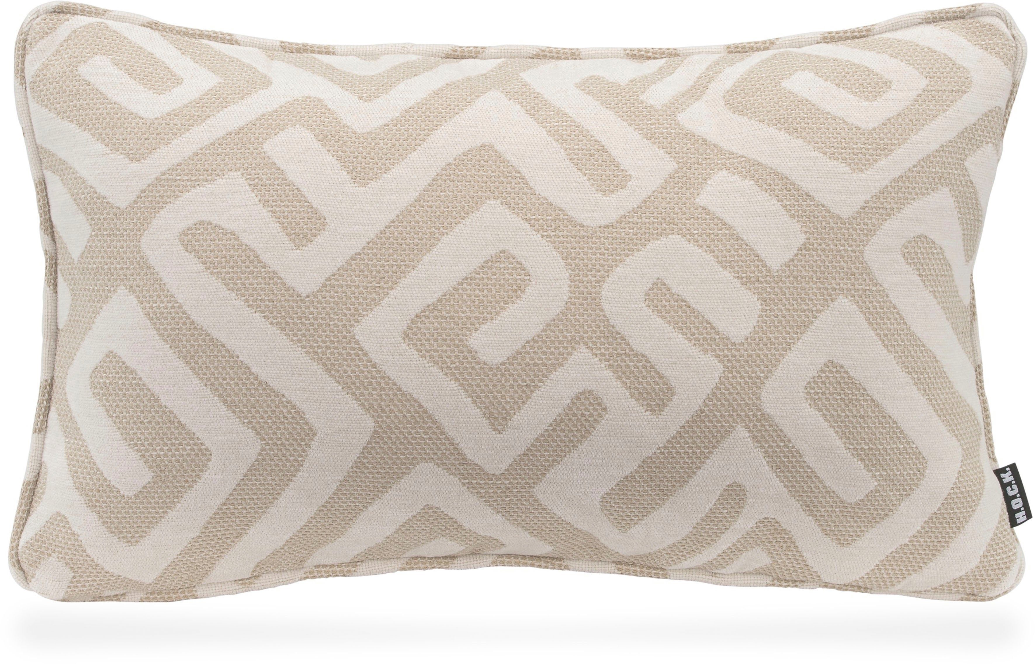 H.O.C.K. Dekokissen Naira, mit geometrischem Muster, Kissenhülle mit Füllung, 1 Stück. € 28,60