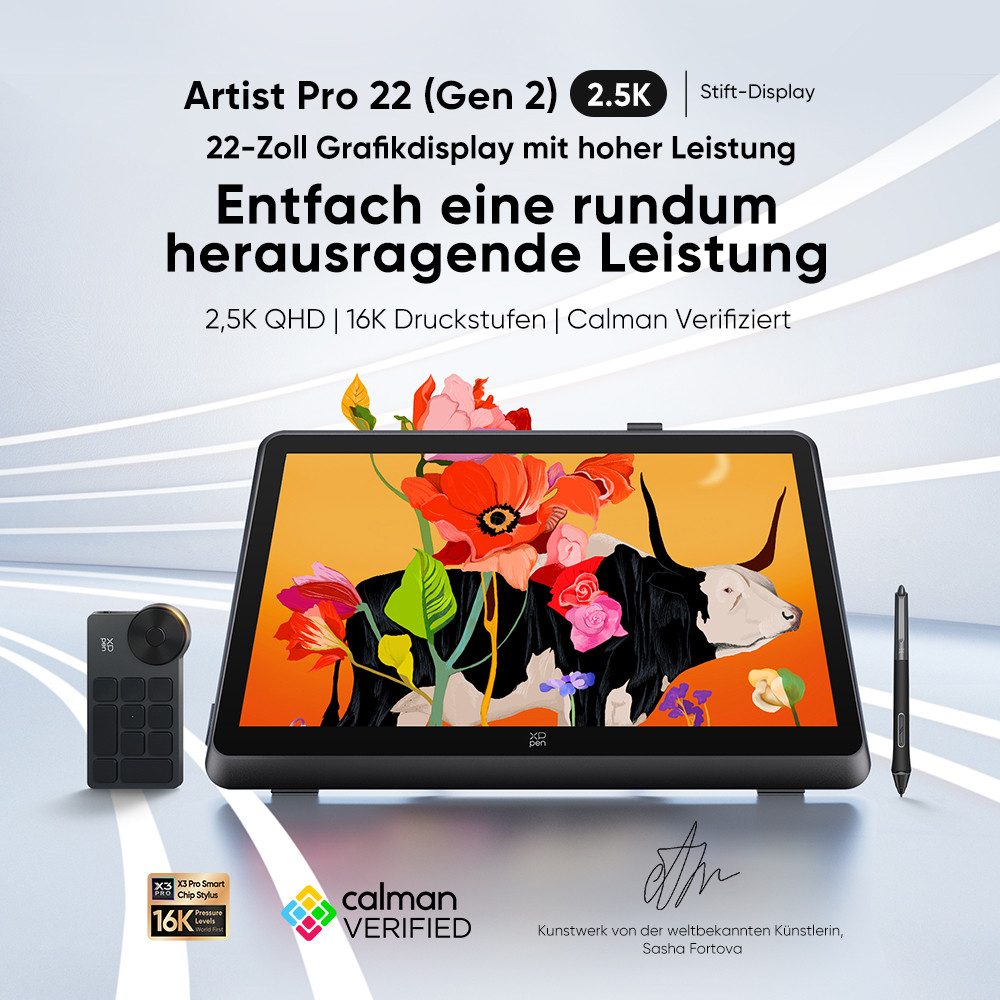 XP-PEN Artist Pro 22 (Gen2) Grafiktablett (21.5)