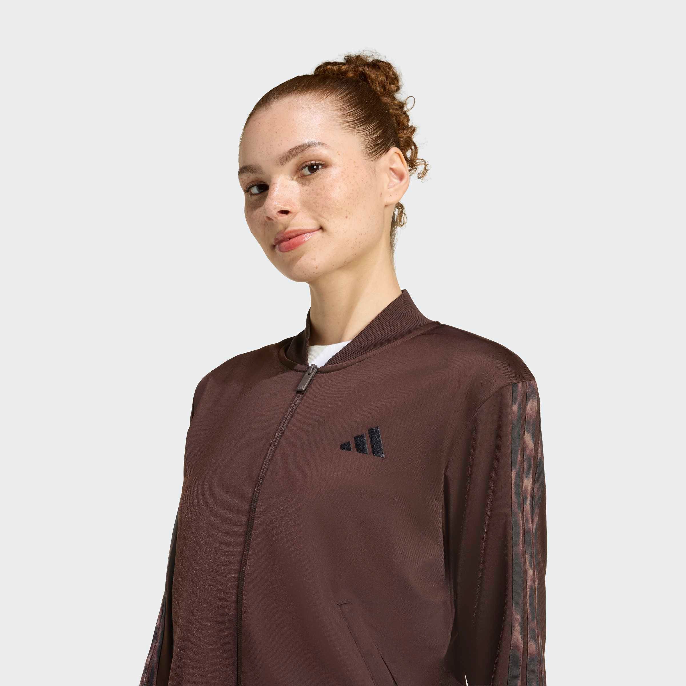 adidas Sportswear Trainingsanzug 3-STRIPES LEOPARD PRINT (2-tlg) – Bild 3 von 5