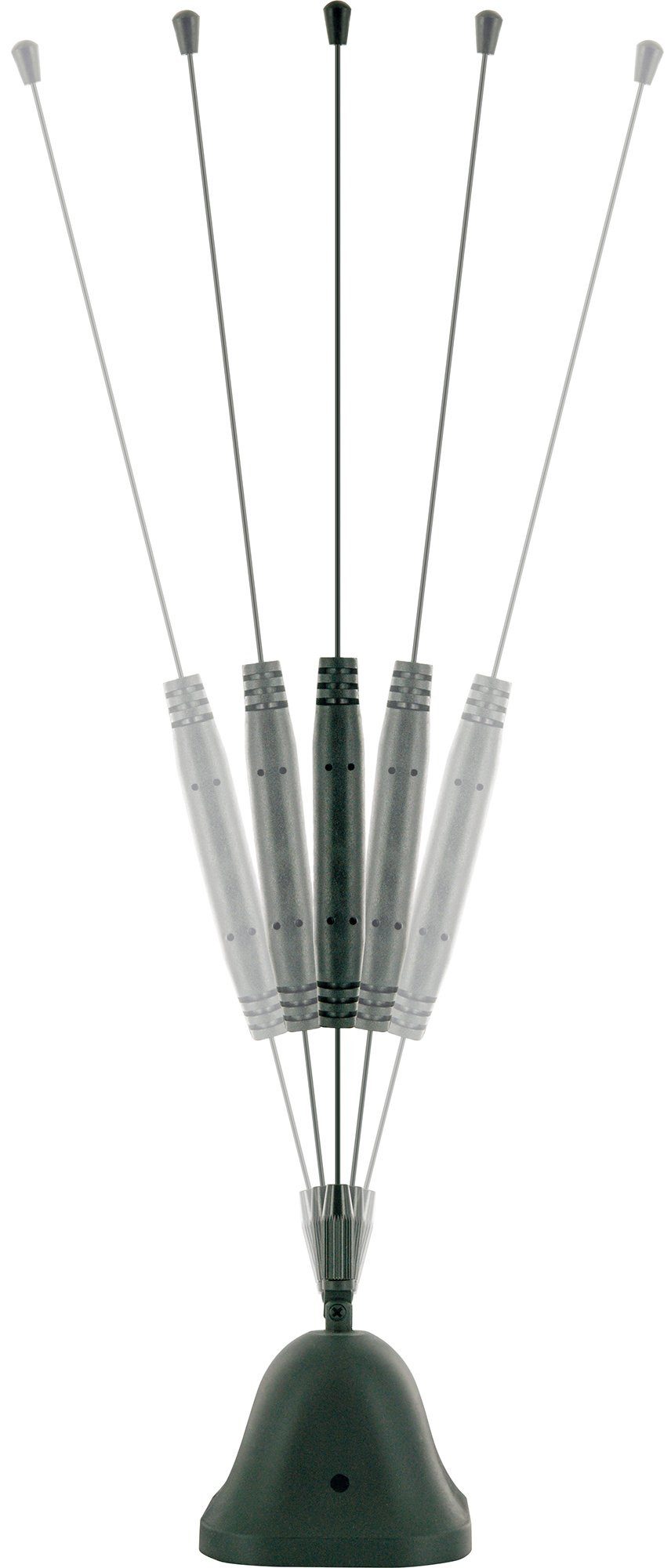 Schwaiger ANT04DTA 031 Stabantenne (für Innen- und Außenbereich), Magnetfuss, eingebautem Verstärker, LTE-Sperrfilter