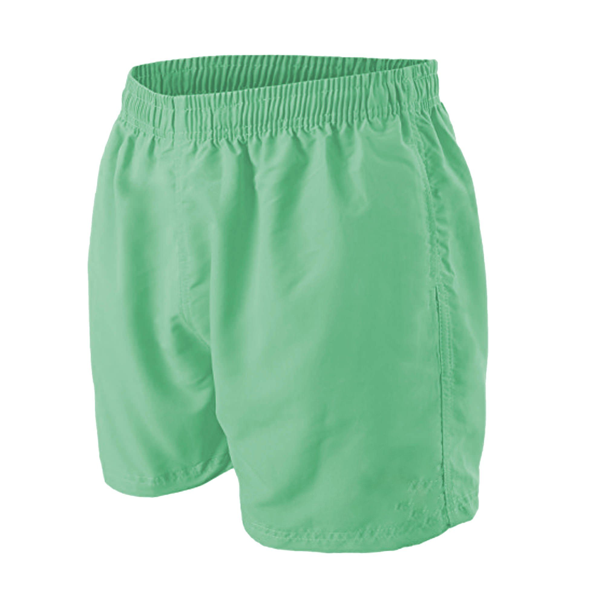 Badeshorts Jungen Knaben Badehose Badeshorts lang orange grün blau Innenslip Mode