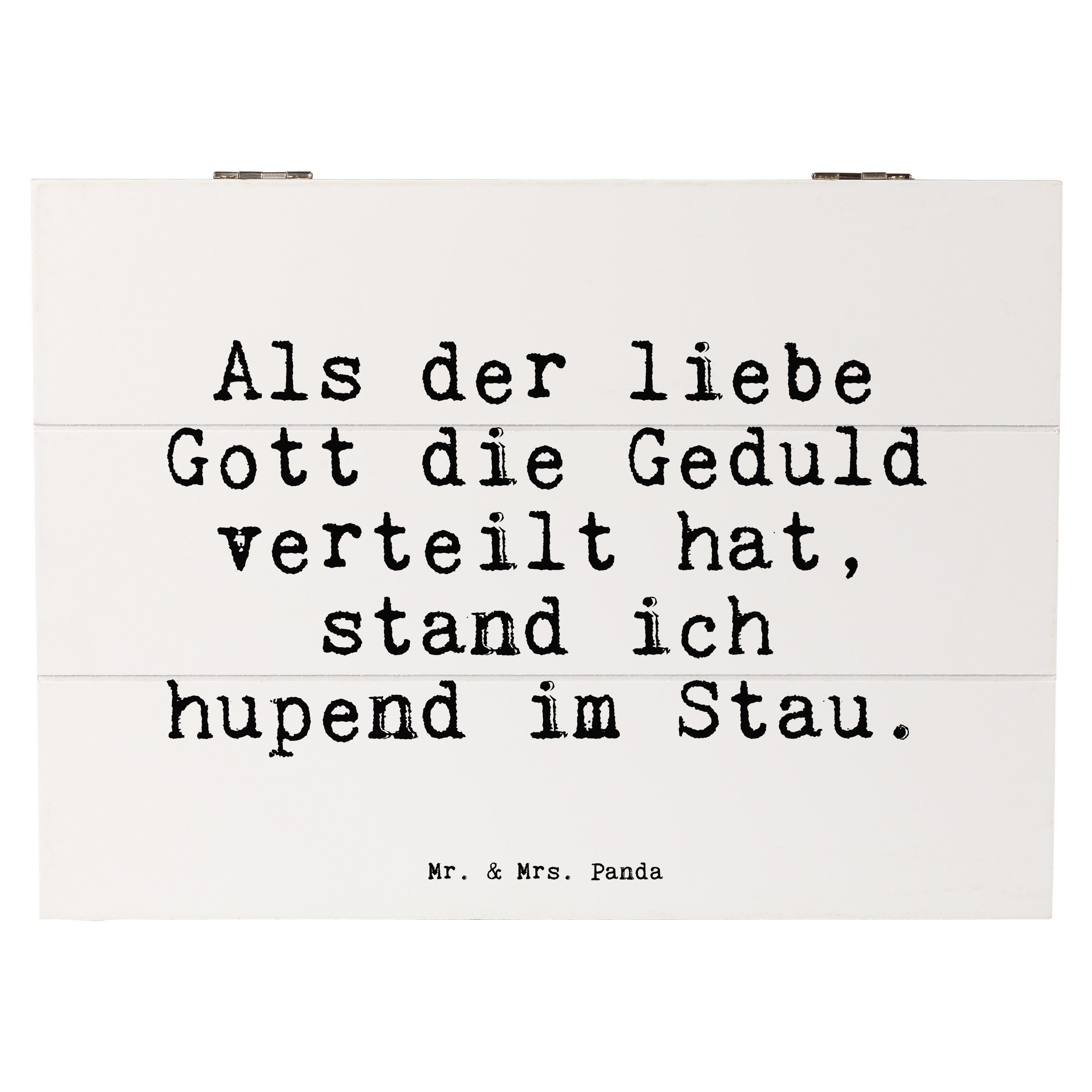 Mr. & Mrs. Panda Dekokiste »Als der liebe Gott... Weiß Geschenk