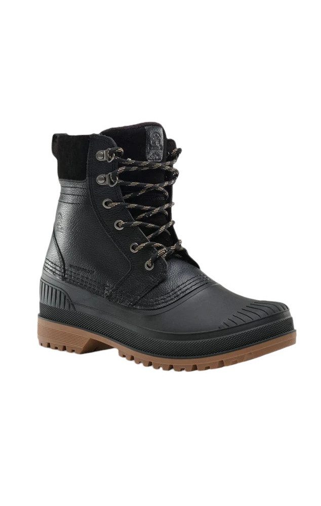 Kamik Hemlock (Leder, wasserdicht) schwarz Herren Winterstiefel