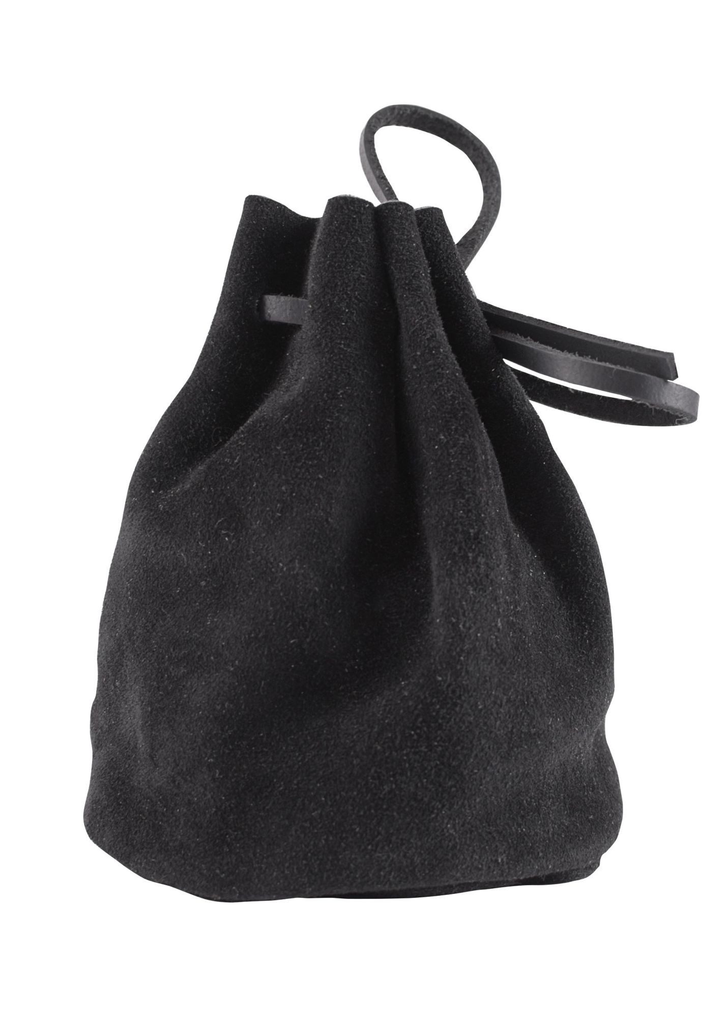 Kostüm Lederbeutel, groß, schwarz