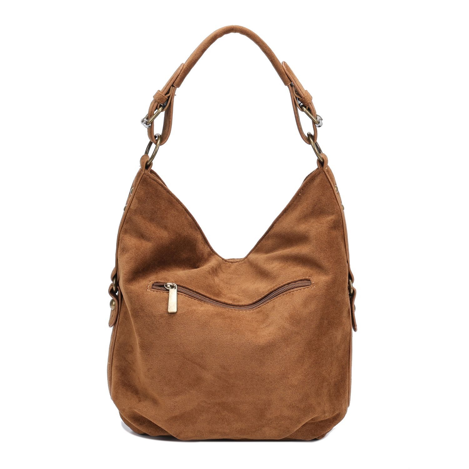 ITALYSHOP24 Schultertasche DAMEN SHOPPER Hobo Bag Umhängetasche Handtasche City Bag Cross-Over (Spar-Set: Henkel Tasche mit Schultergurt, Workbag Leder Optik, 2-tlg., mit Henkel und Schultergurt), Damentasche Freizeit Abend Leder Optik Henkeltasche Reise Crossbody