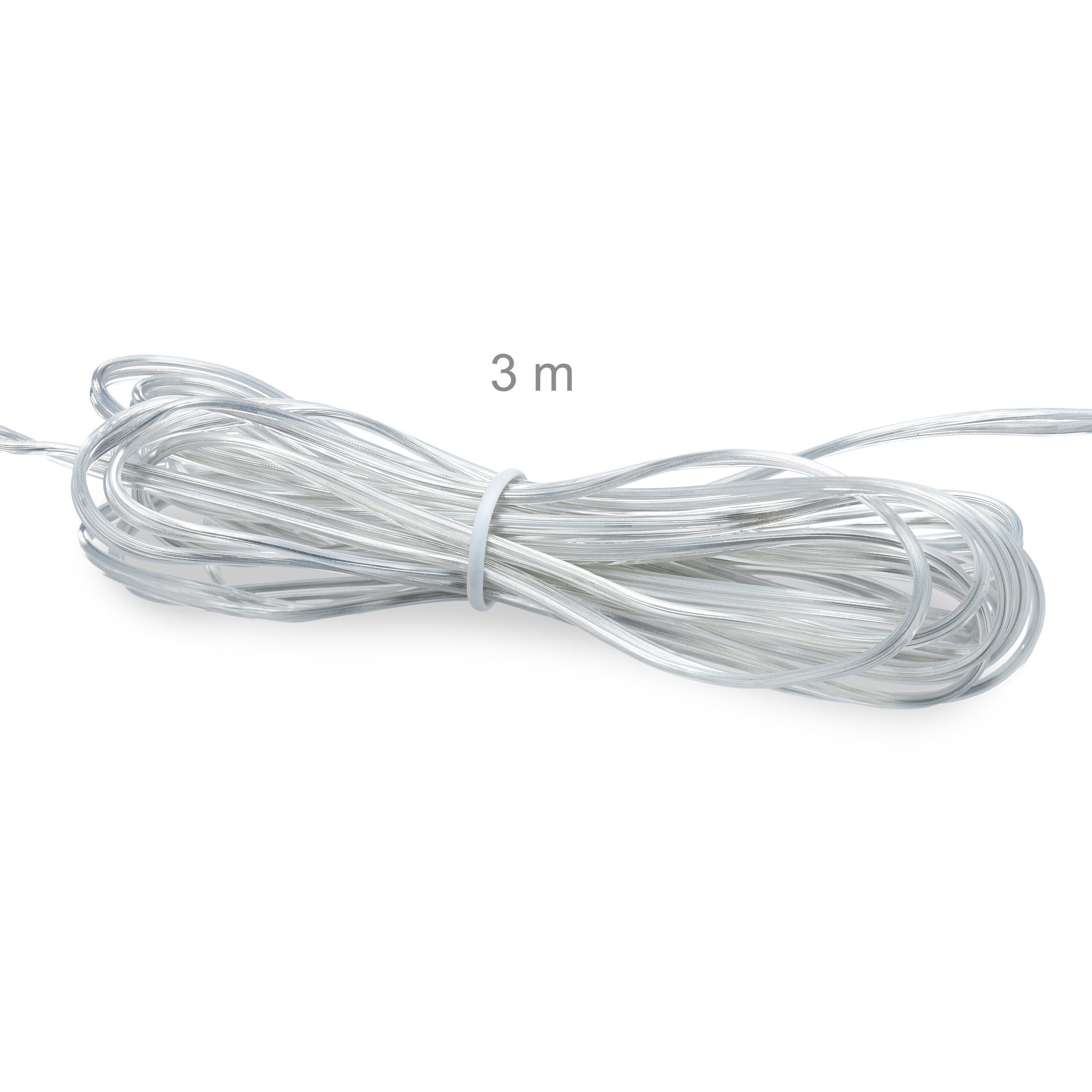 relaxdays LED Dekolicht LED Dekokugel 30 cm, Batteriebetriebene LED-Dekokugel mit 6-Stunden-Timer, LED, Warmweiß – Bild 5 von 5