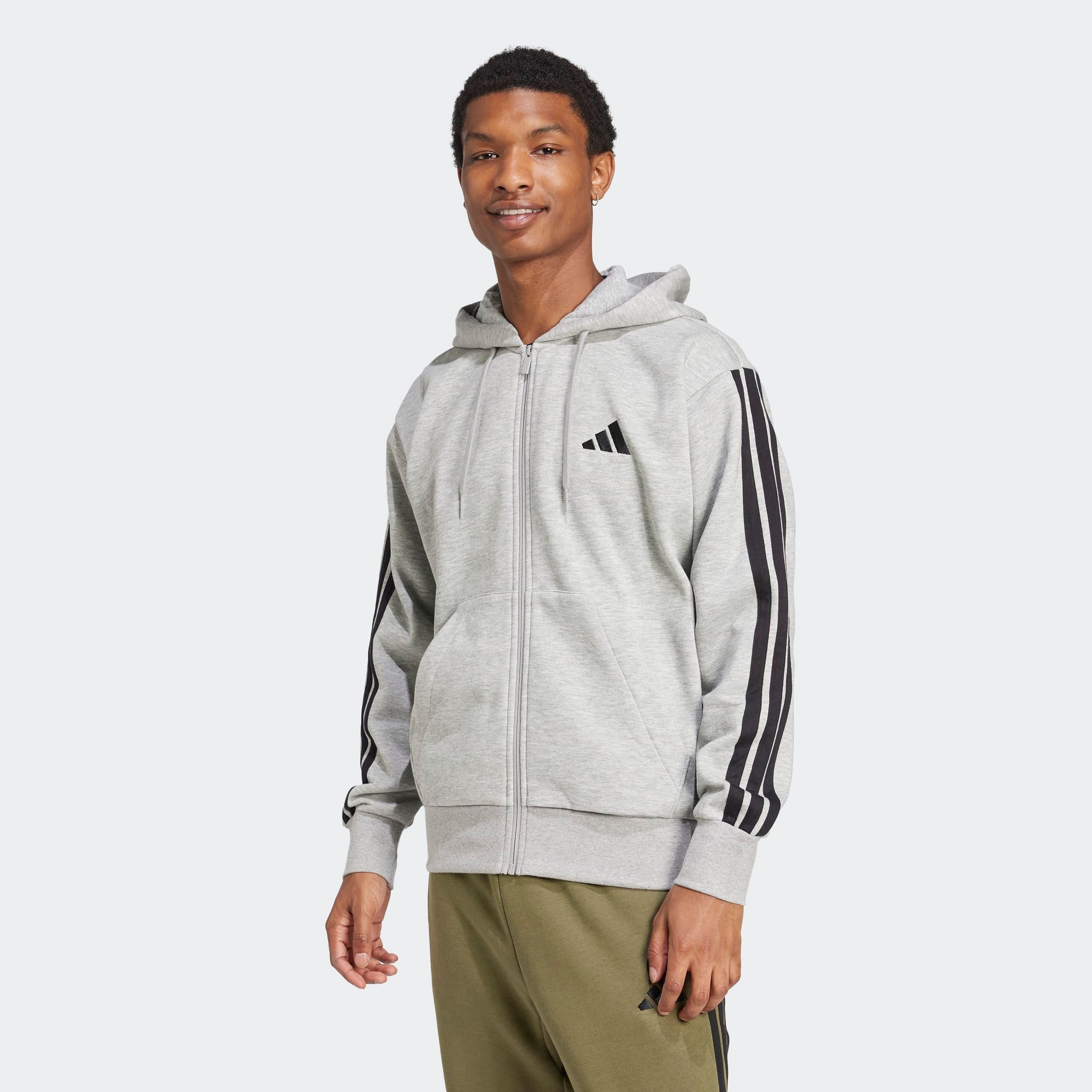 adidas Sportswear Sweatshirt M 3S FL FZ HD für Laufen und Sportmode, mit Re günstig online kaufen