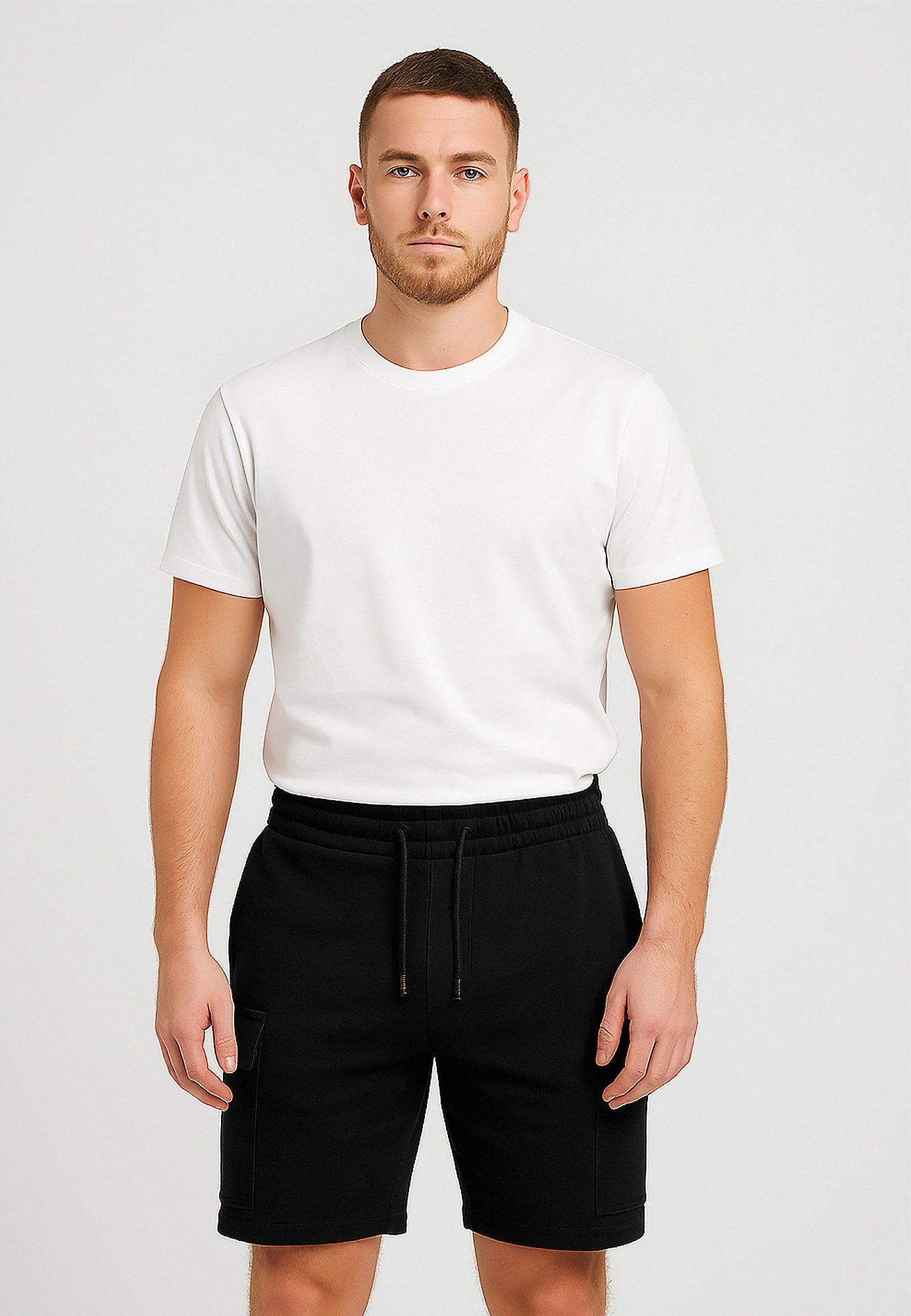 Egomaxx Sweatshorts Mit Cargo-Details und komfortablem günstig online kaufen