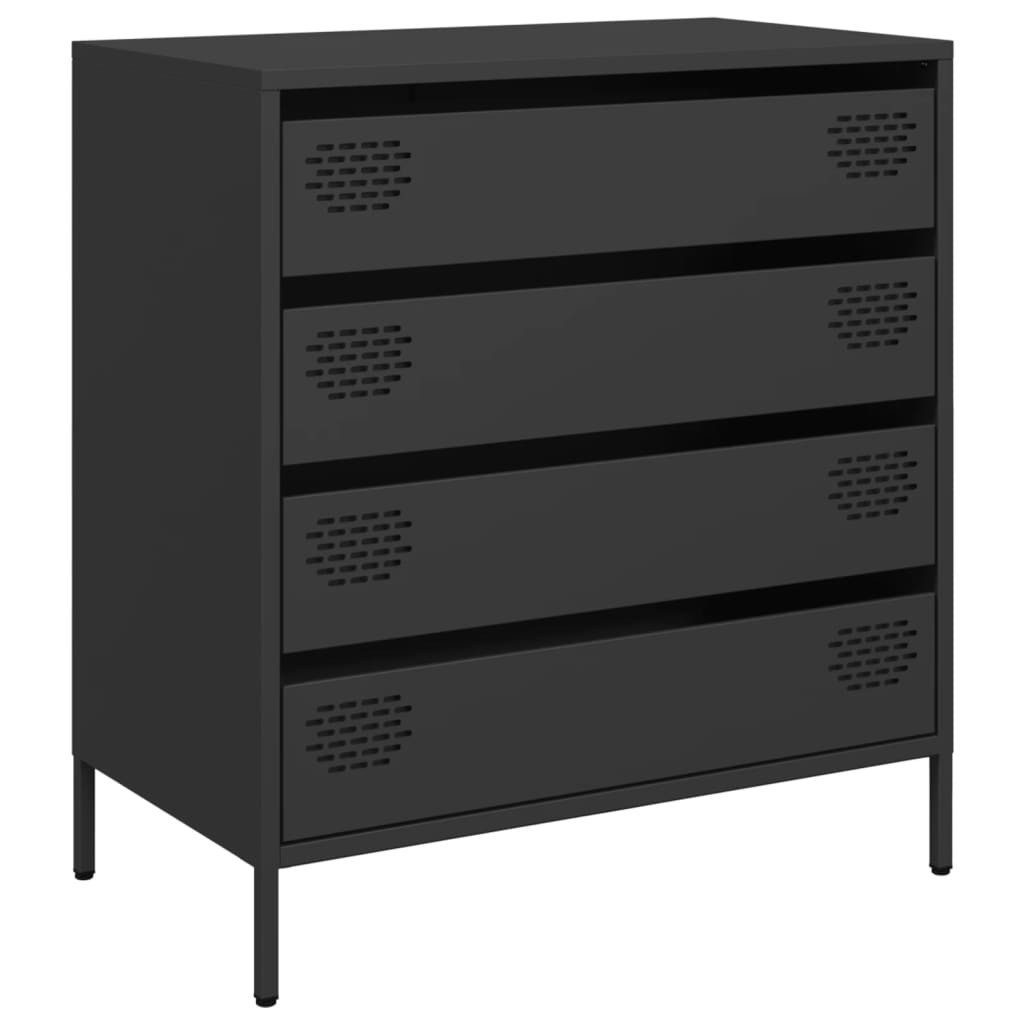 vidaXL Sideboard Sideboard Schwarz 68x39x73,5 cm günstig online kaufen