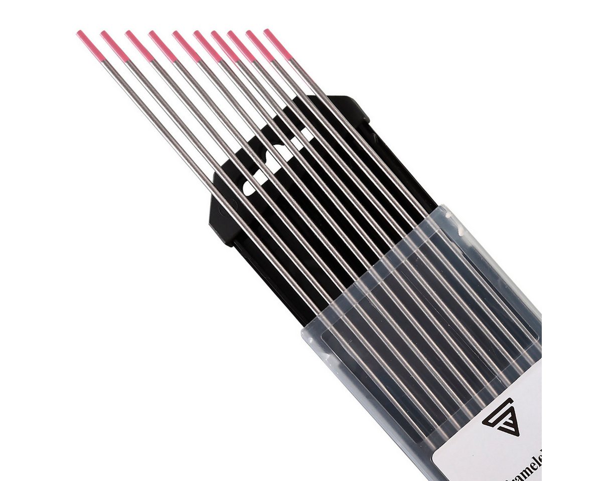 Thumbnail - STAHLWERK Stabelektroden Wolframelektroden 1,6 x 175 mm WX Pink 10 Stück, (Packung), Thoriumfreie universelle Wolframele...