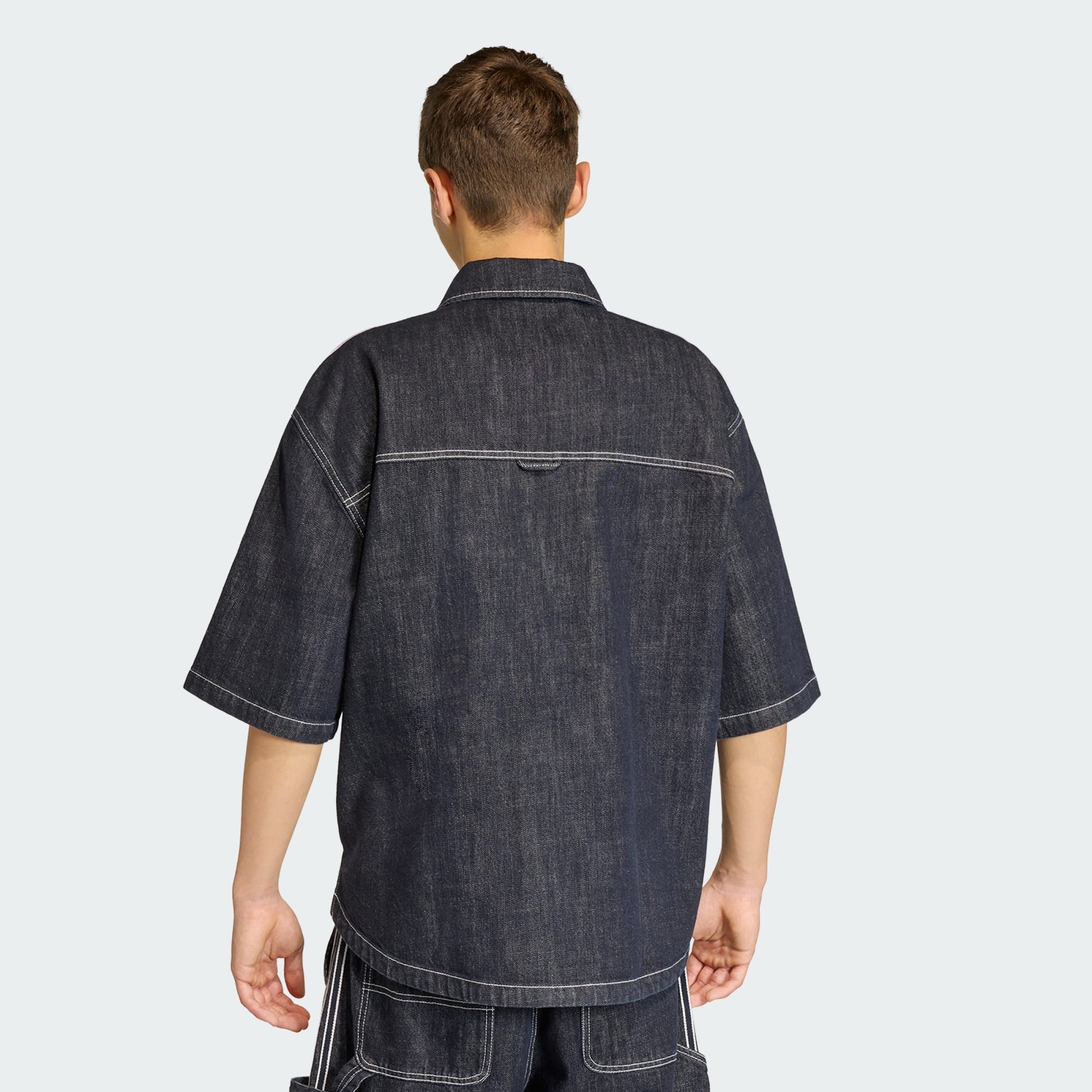 adidas Originals Jeanshemd ORIGINALS DENIM SHORT SLEEVE WORK HEMD (1-tlg)