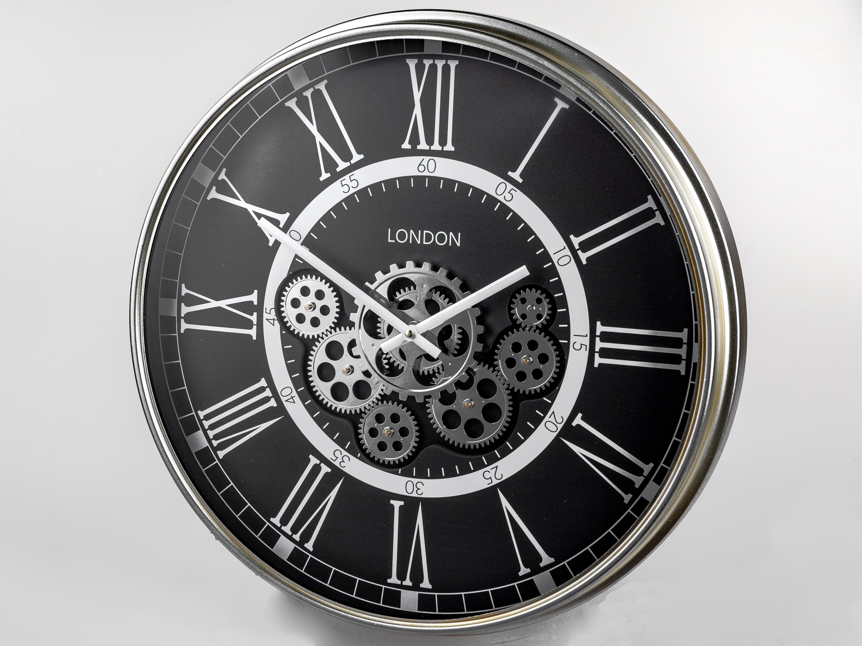 formano Wanduhr Schwarz, Durchmesser 54 cm günstig online kaufen