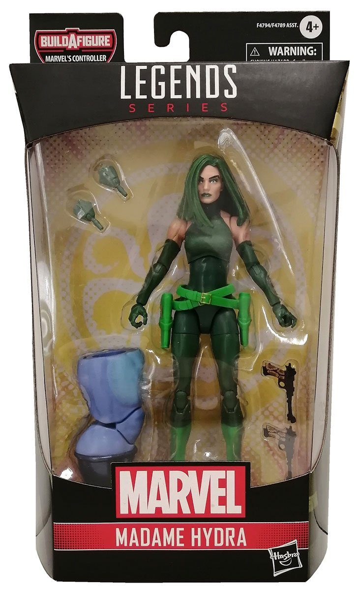 Actionfigur Hasbro F47945 Marvel Legends Series Madame Hydra Grün bewegliche Samme