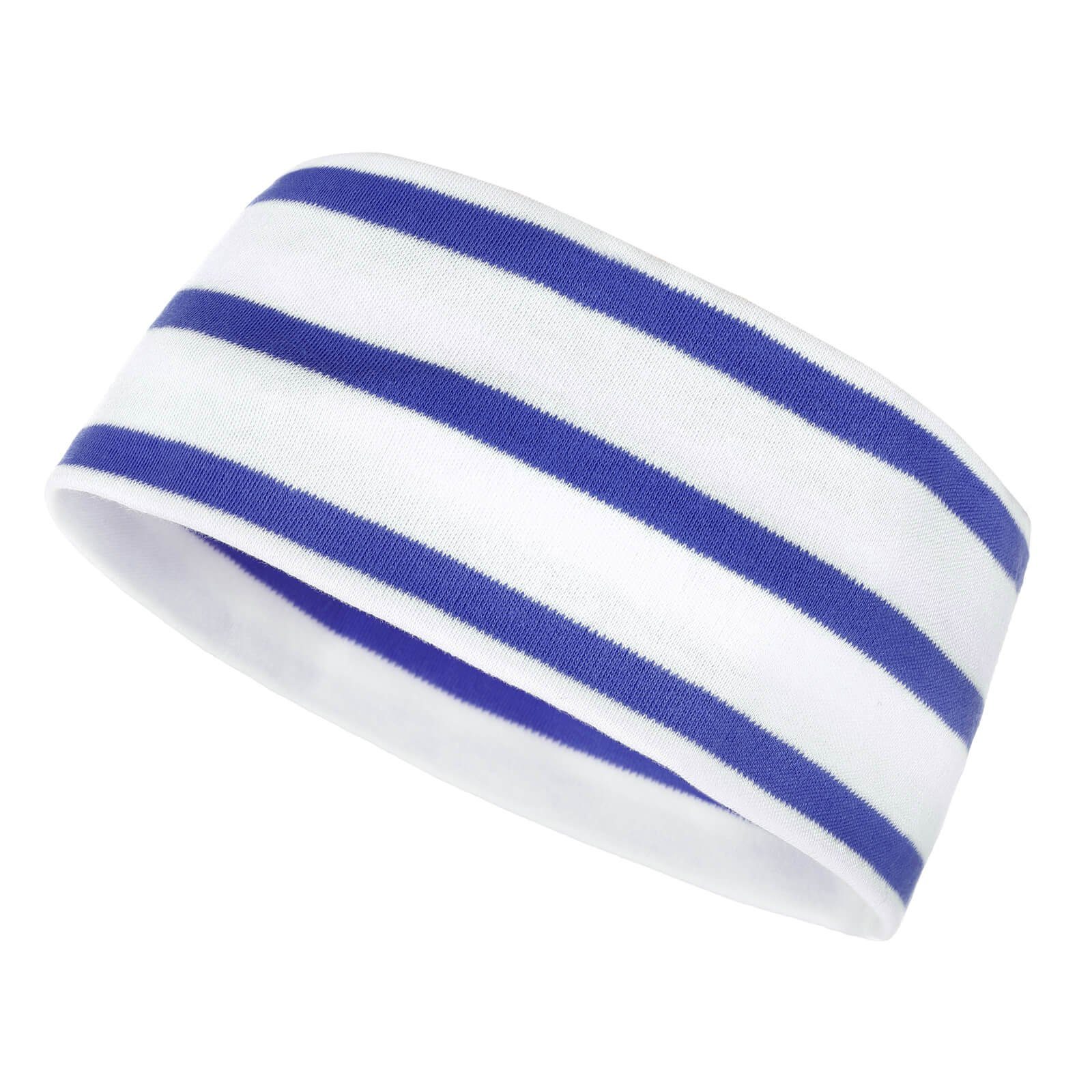modAS Stirnband Unisex Kopfband Maritim für Kinder und Erwachsene zweilagig Baumwolle