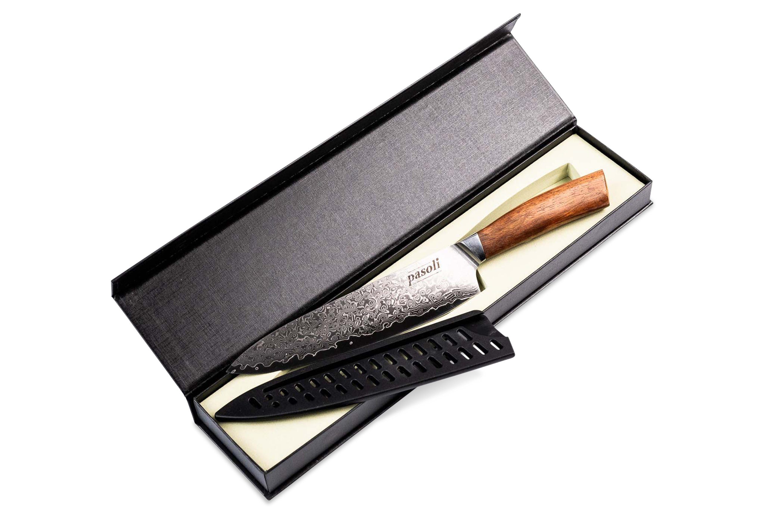 pasoli Damastmesser Damast-Chefmesser, 67-lagiger japanischer Damaststahl (VG-10)