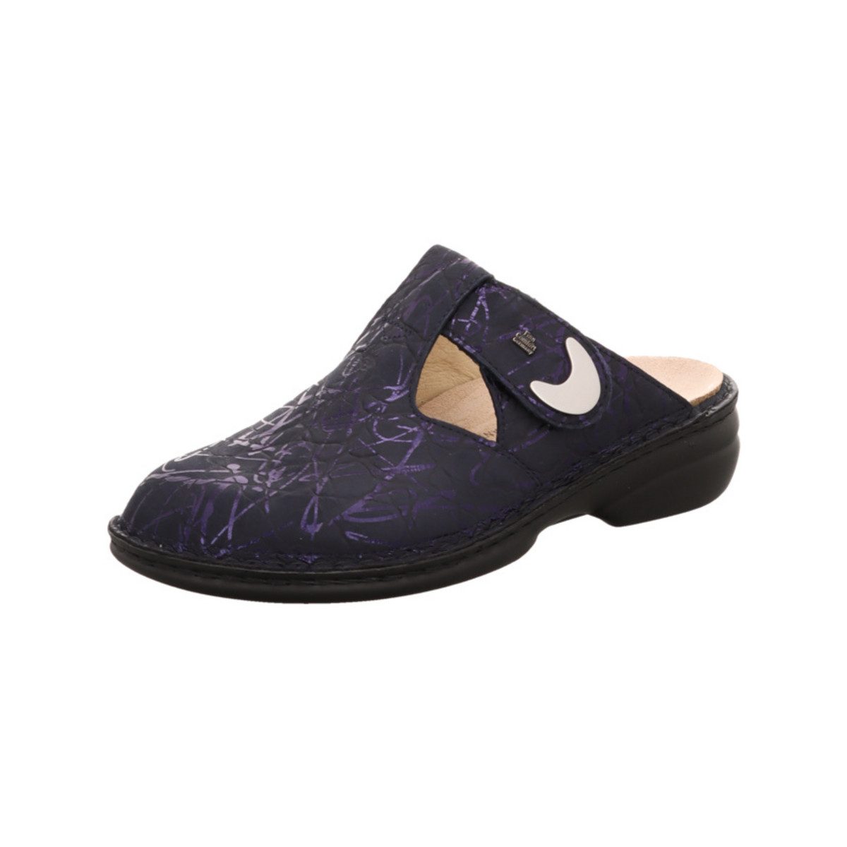 Komfort Sandalen für Damen in blau Pantolette