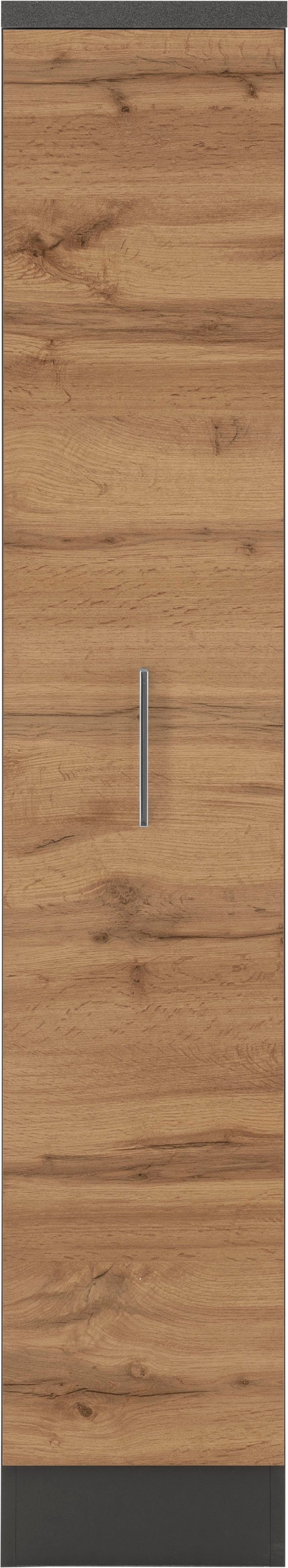 KOCHSTATION Apothekerschrank "KS-Colmar", 30 cm breit, 165 cm hoch, mit 3 A günstig online kaufen