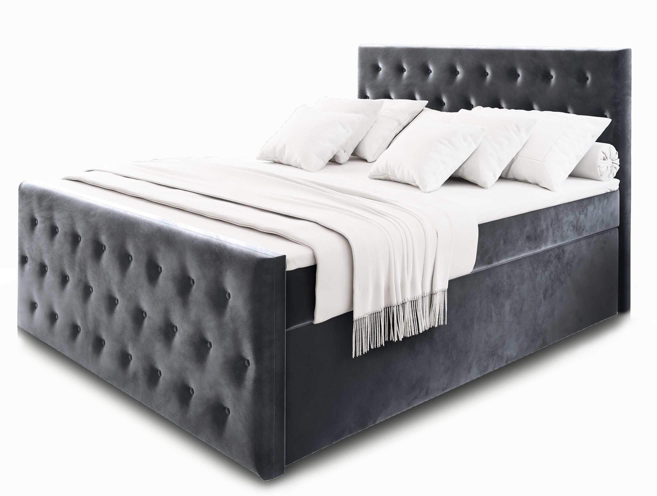 Masseno Boxbett FONDI 180x200 cm mit Bonell Matratze und Topper günstig online kaufen