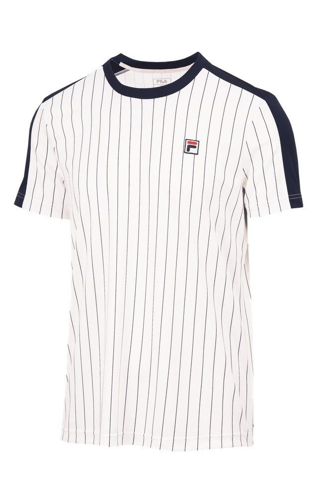 T-Shirt Stripes Jascha 2 (100% Polyester) weiss Herren