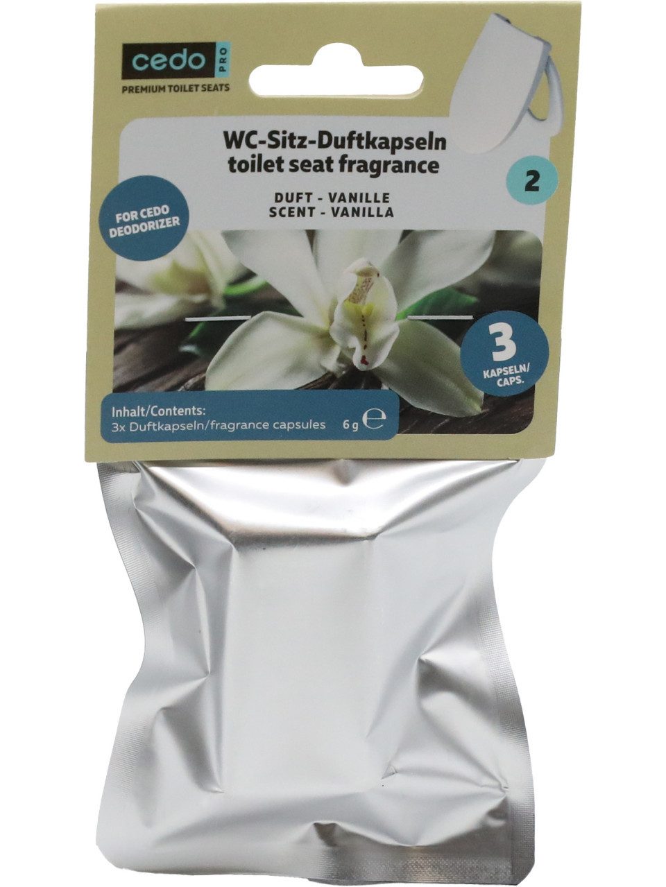 Cedo WC-Sitz Cedo WC-Sitz Duftkapsel Vanille für Deodorizer 3
