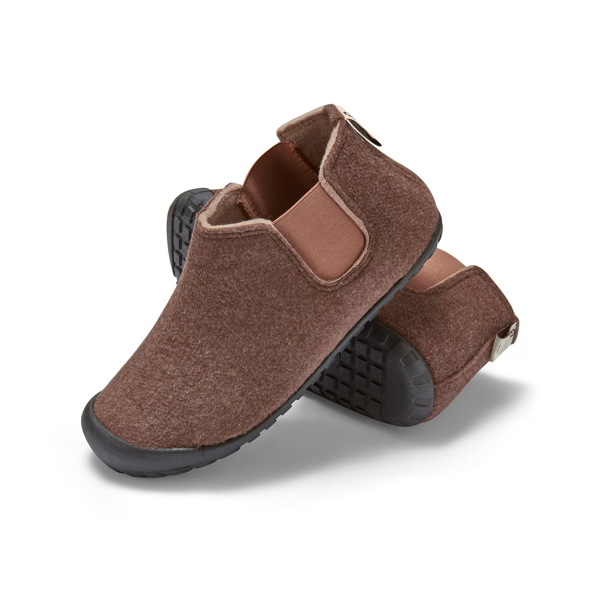 Gumbies Brumby in Chocolate-Cream Hausschuh aus recycelten Materialien, rutschfeste & stabile Sohle