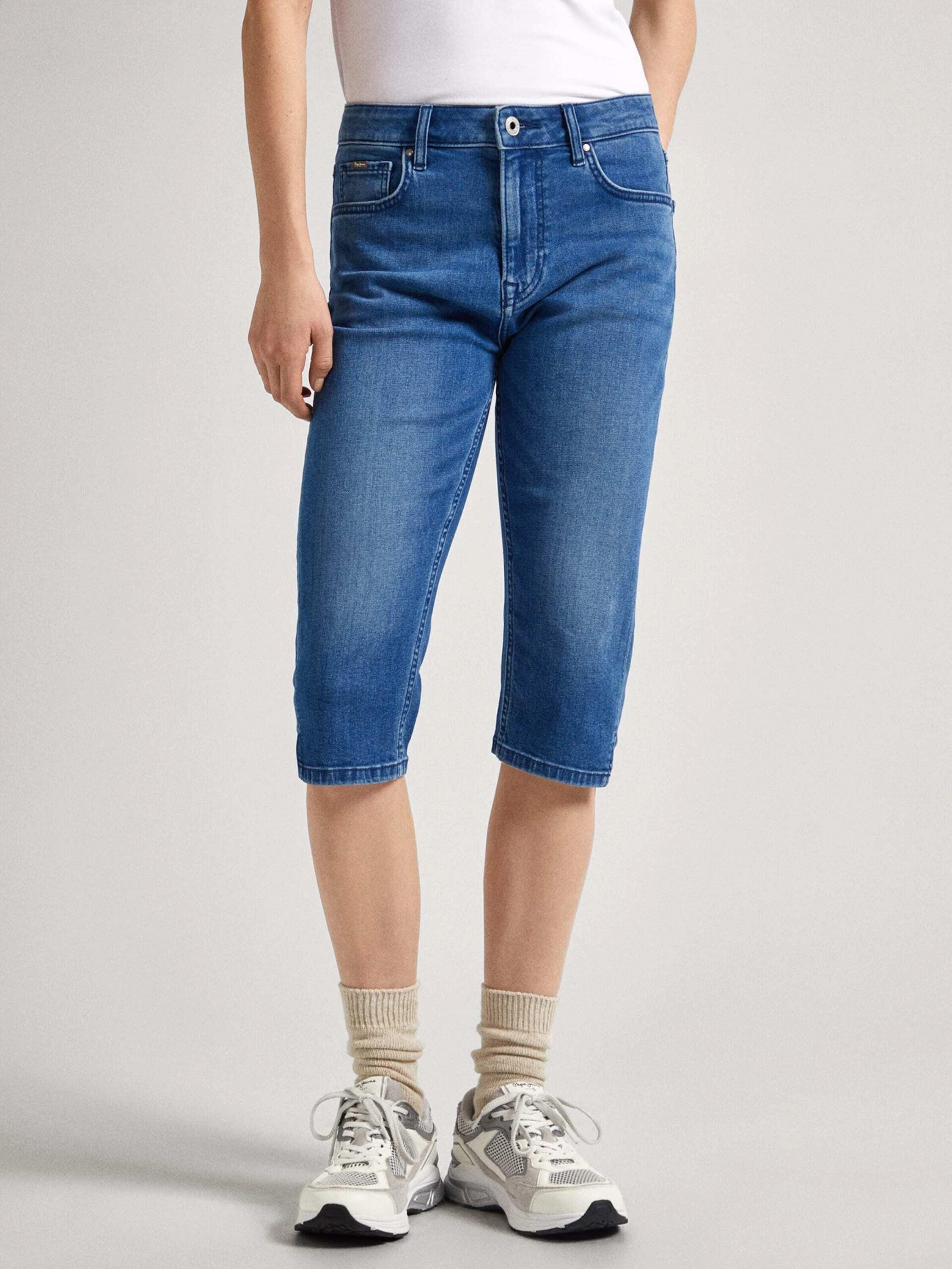 Pepe Jeans 3/4-Jeans (1-tlg) Plain/ohne Details