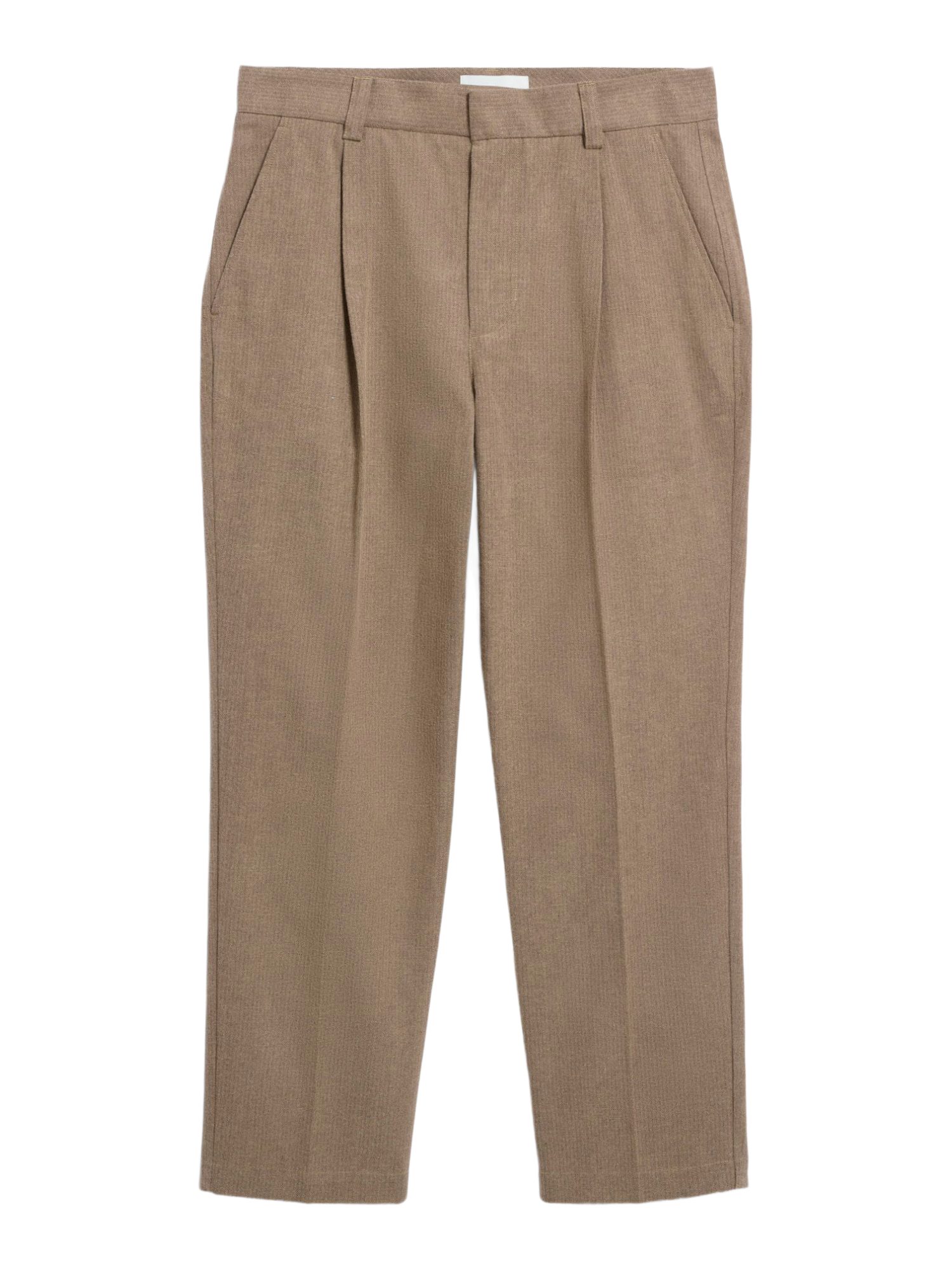 Armedangels Stoffhose braun,Casual,Baumwolle,Unifarben,Tapered Fit,Mittel