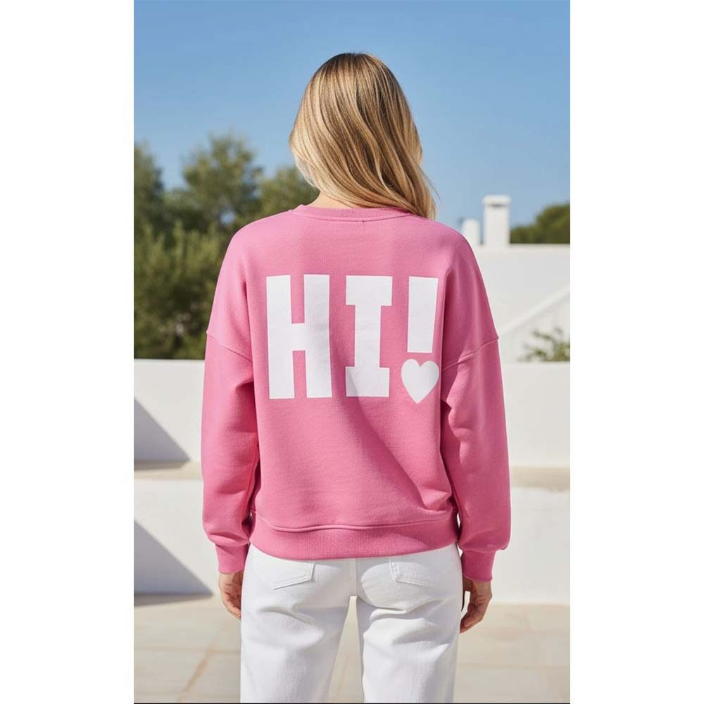 Miss Goodlife Sweatshirt Roundneck Hi! MG13587 MG13588 aus Baumwolle günstig online kaufen