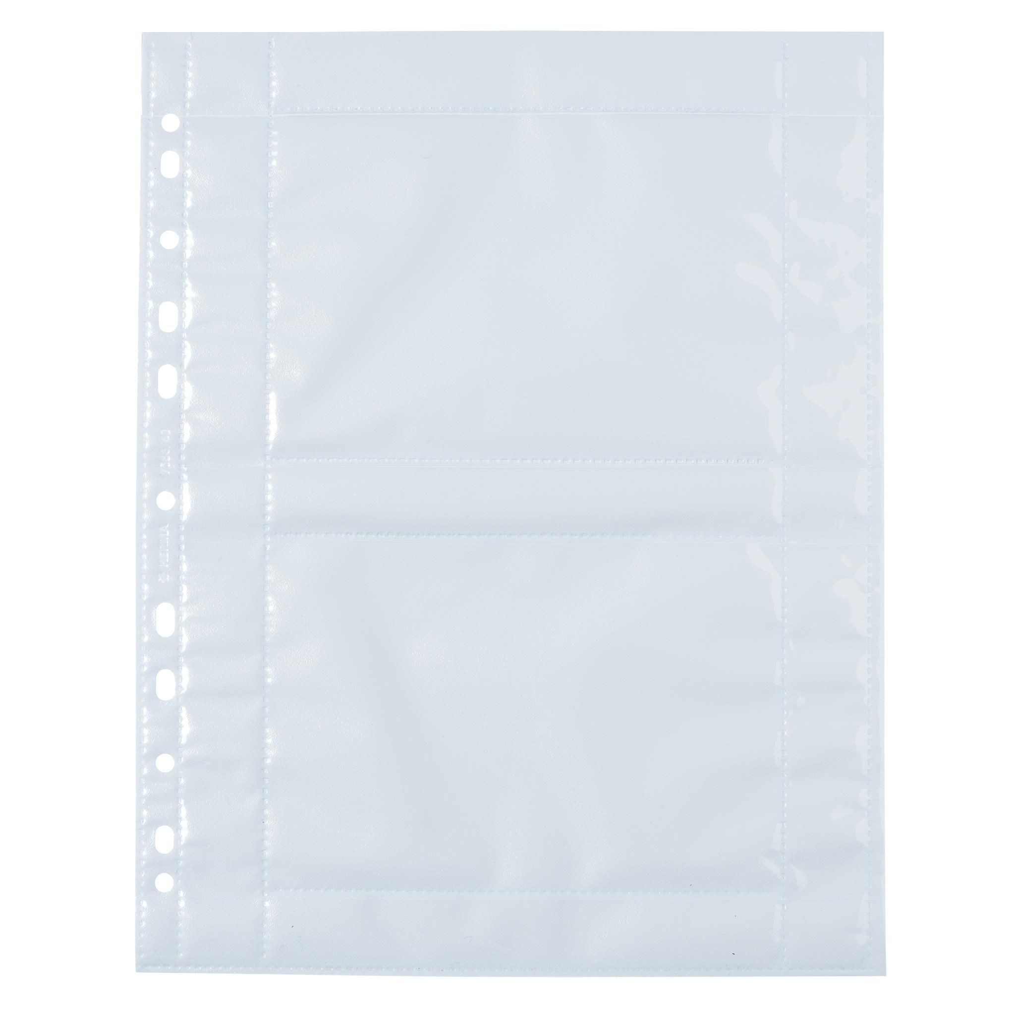 HERMA Fotoalbum Herma FOTOPHAN Fotosichthüllen PP für Fotos 10 x 15 cm quer weiss 10