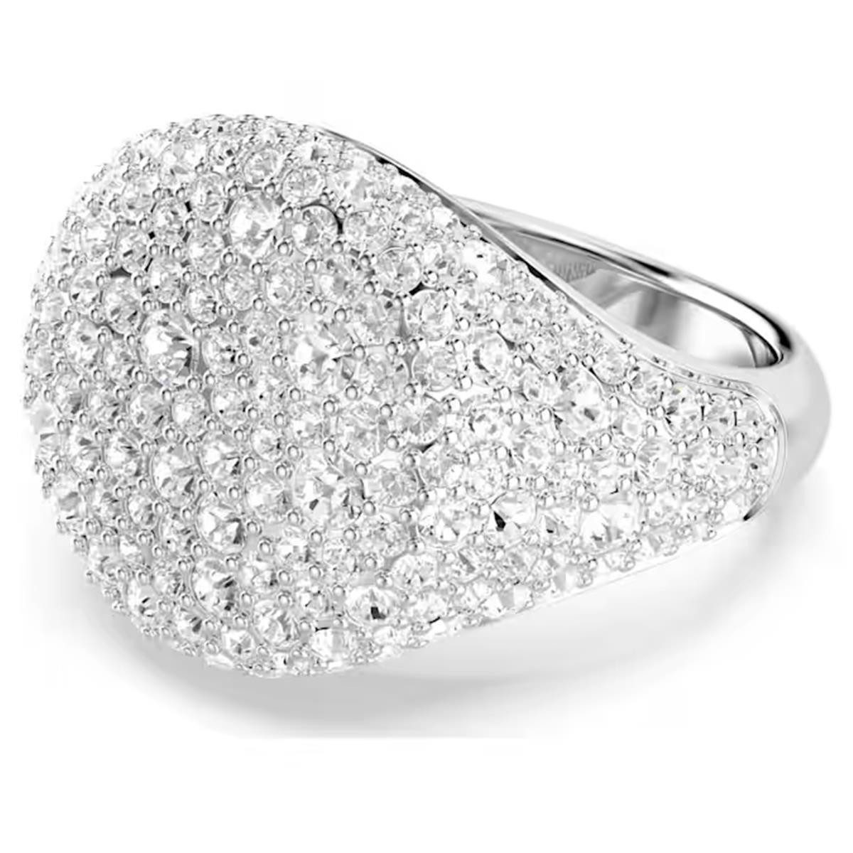 Swarovski Fingerring Swarovski Ring Meteora 5684248 Weiß, Rhodiniert, Gr.60 (kein Set, 1-tlg)