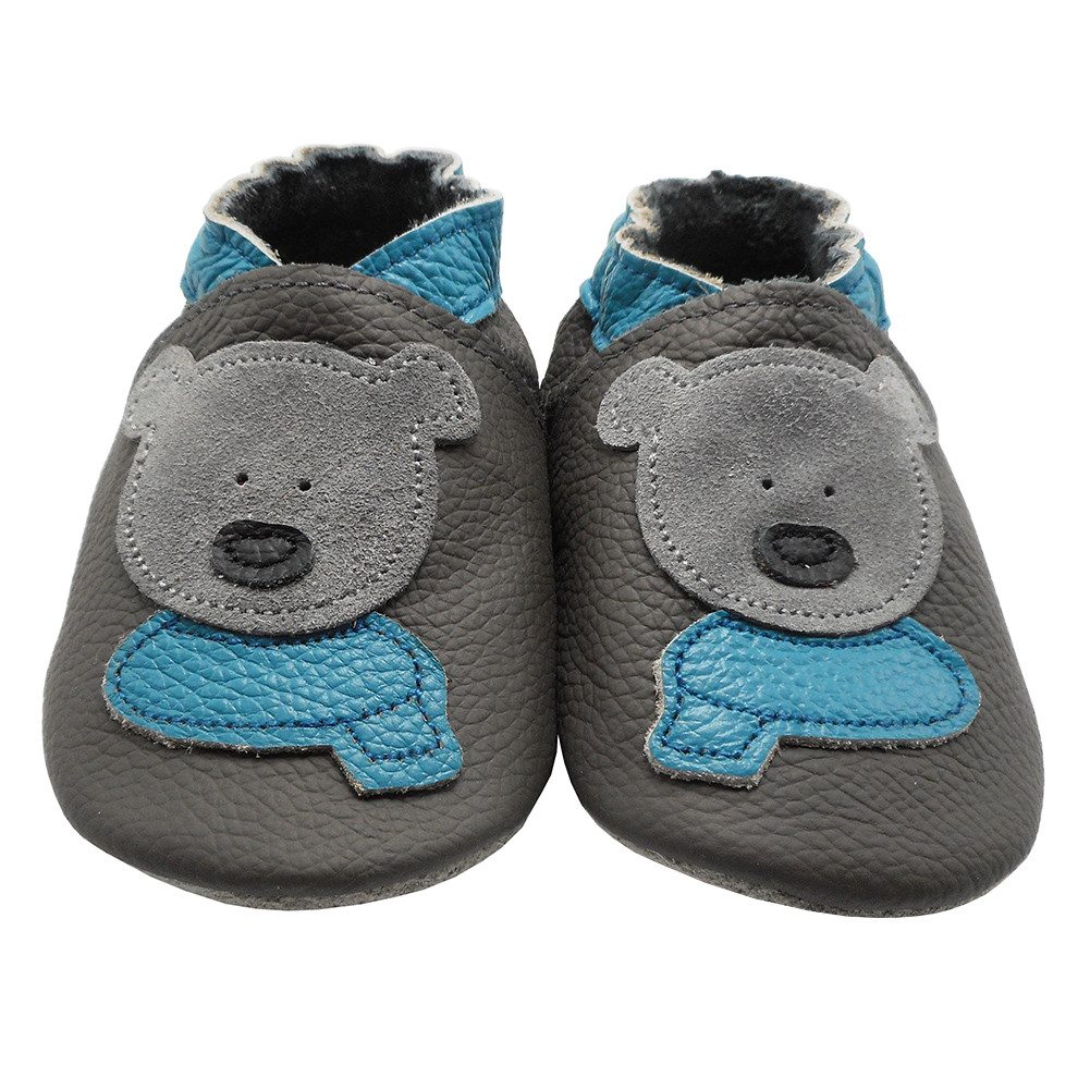 Yihakids Baby Krabbelschuhe Lauflernschuhe Hausschuhe Lederschuhe tragen Krabbelschuh Rutschfest atmungsaktiv