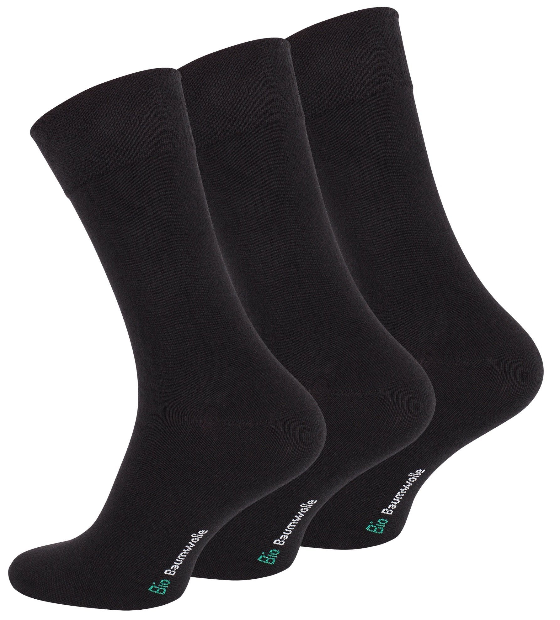 Vincent Creation® Socken (6-Paar) Bio-Baumwollqualität in angenehmer