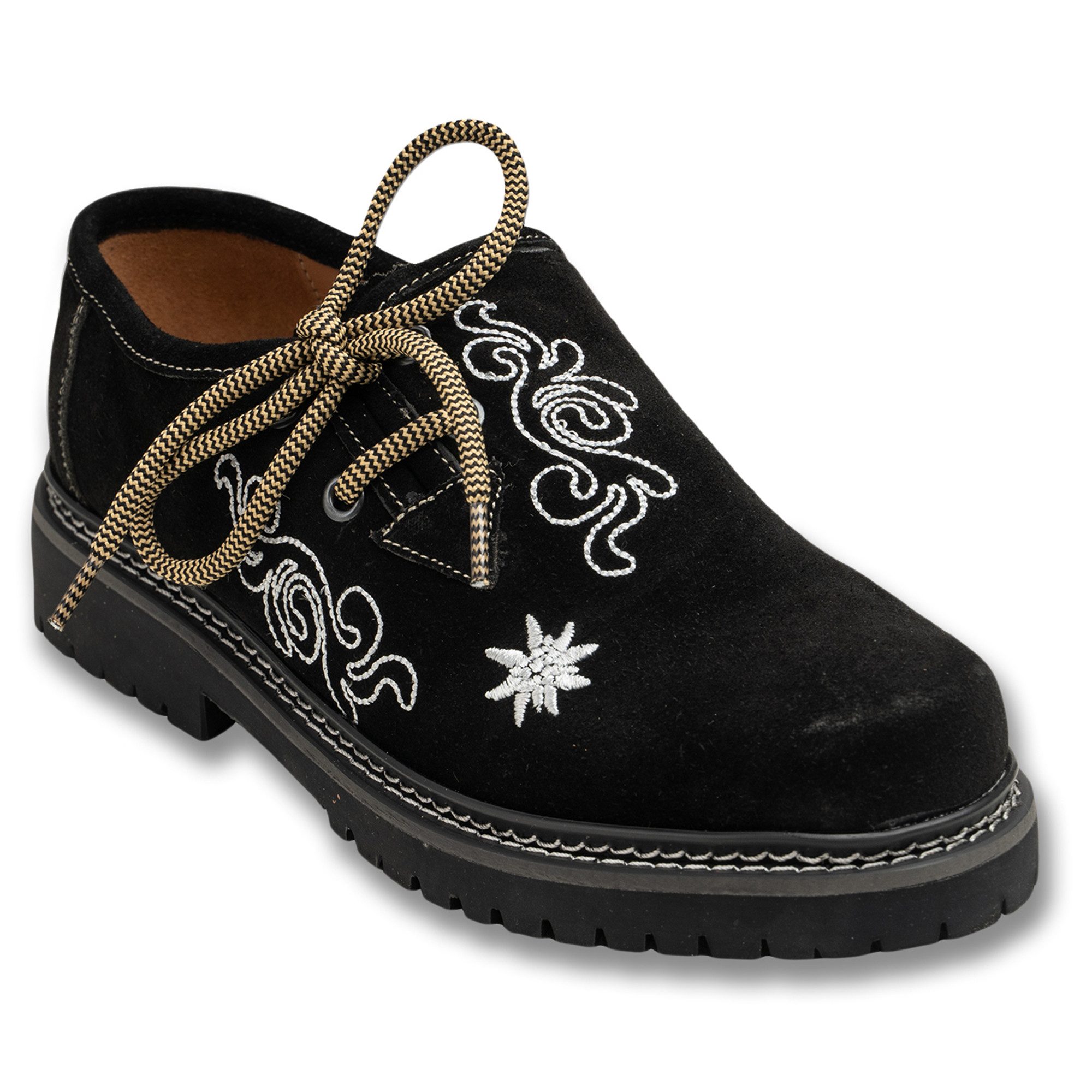 German Wear D-Haferl-1 Haferlschuh Damen Haferlschuhe Trachtenschuhe für Trachten lederhosen