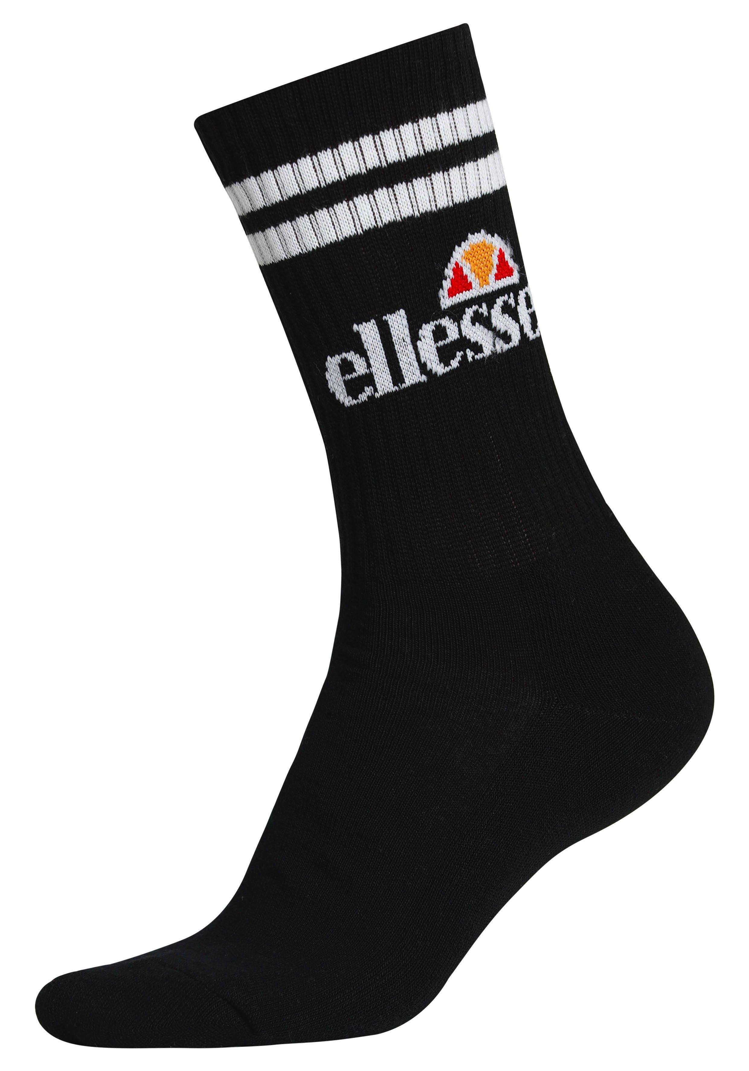 Ellesse Sportsocken Pullo 3Pk Socks schwarz (Set)
